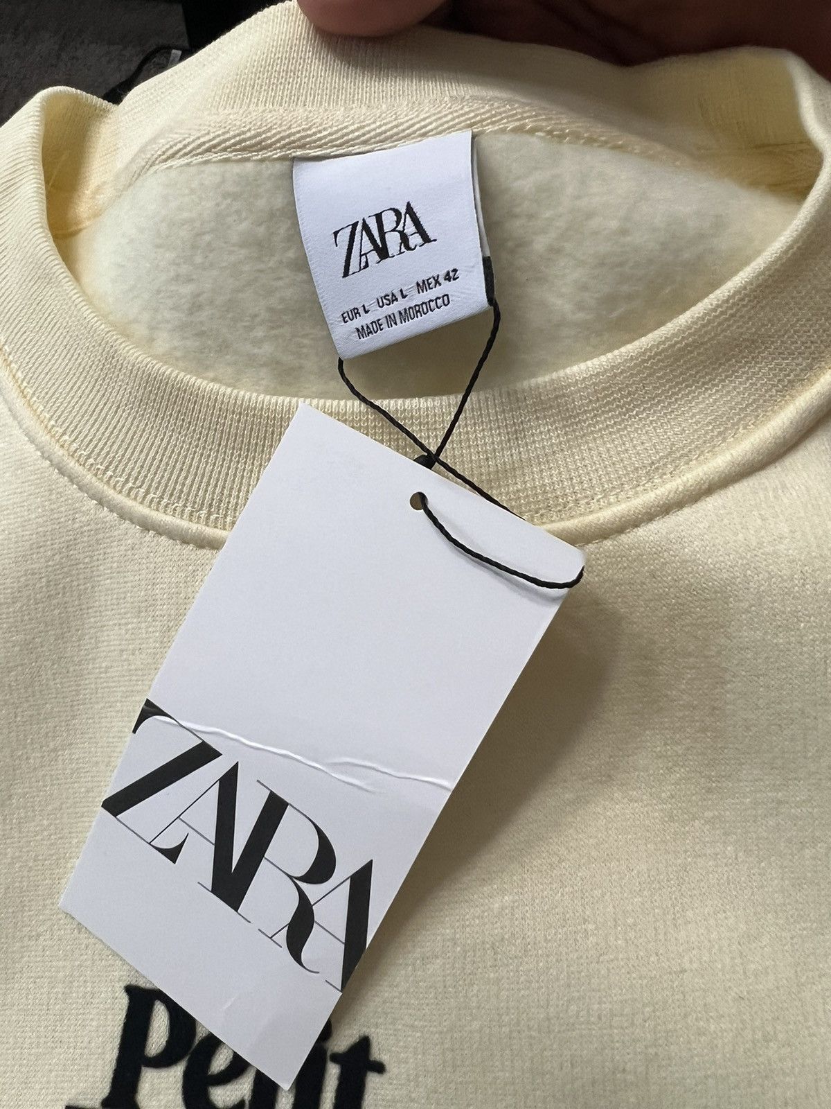 Zara Print sweatshirt | Grailed