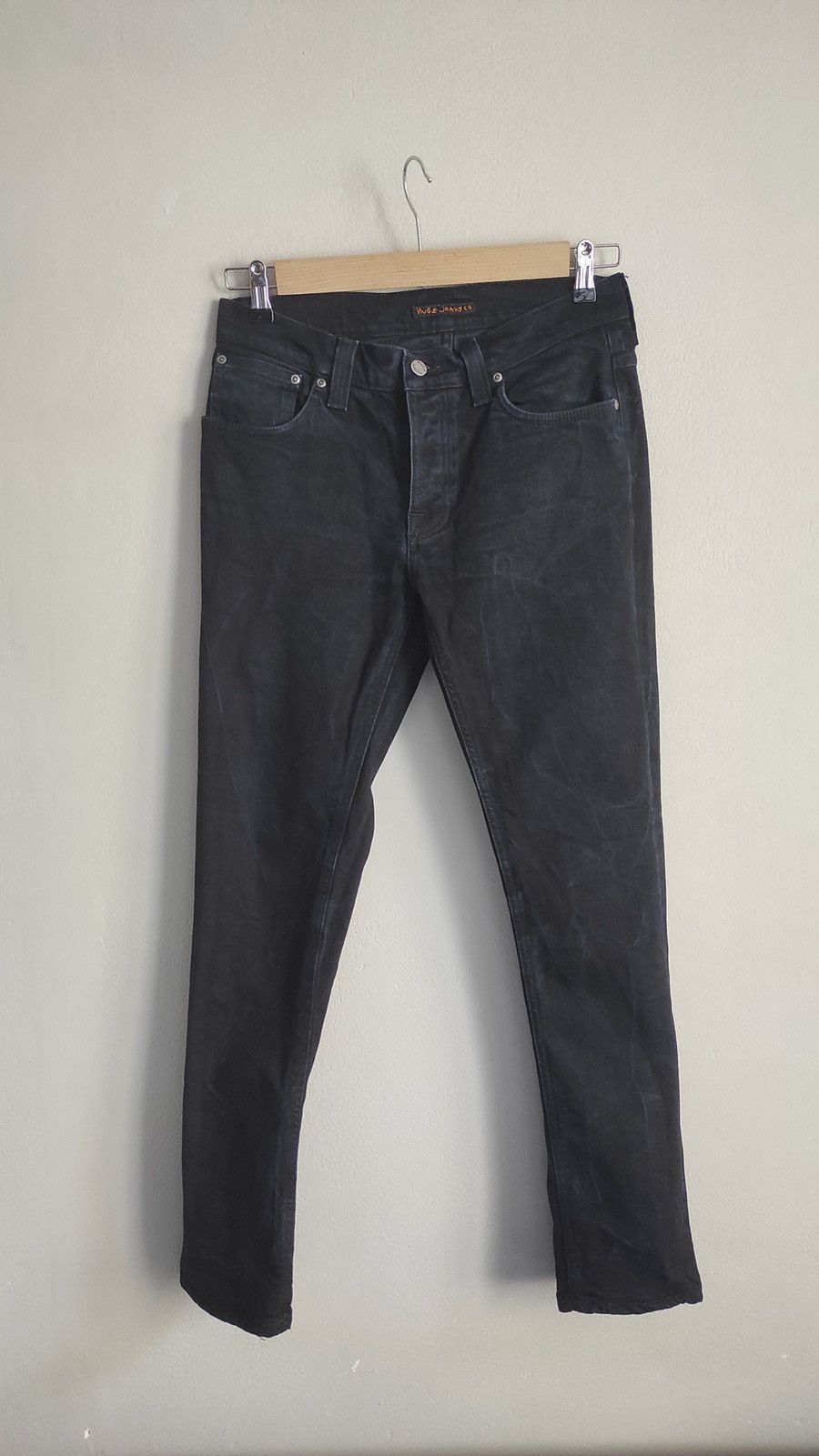 Nudie Jeans Nudie skinny denim "waxed" jeans Grailed