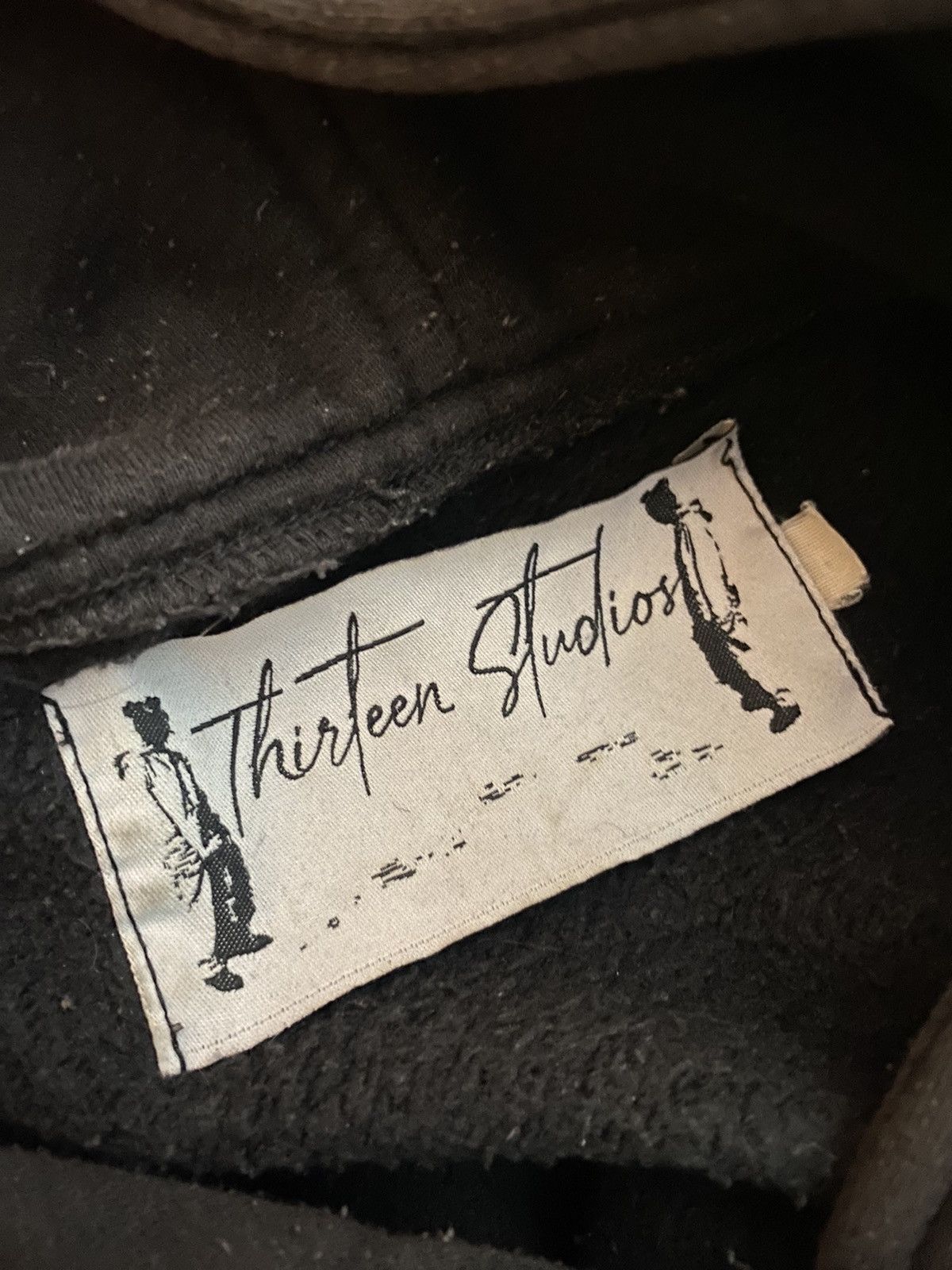 Thirteen Studios Thirteen Studios Original Black Hoodie Rare Size US M / EU 48-50 / 2 - 2 Thumbnail