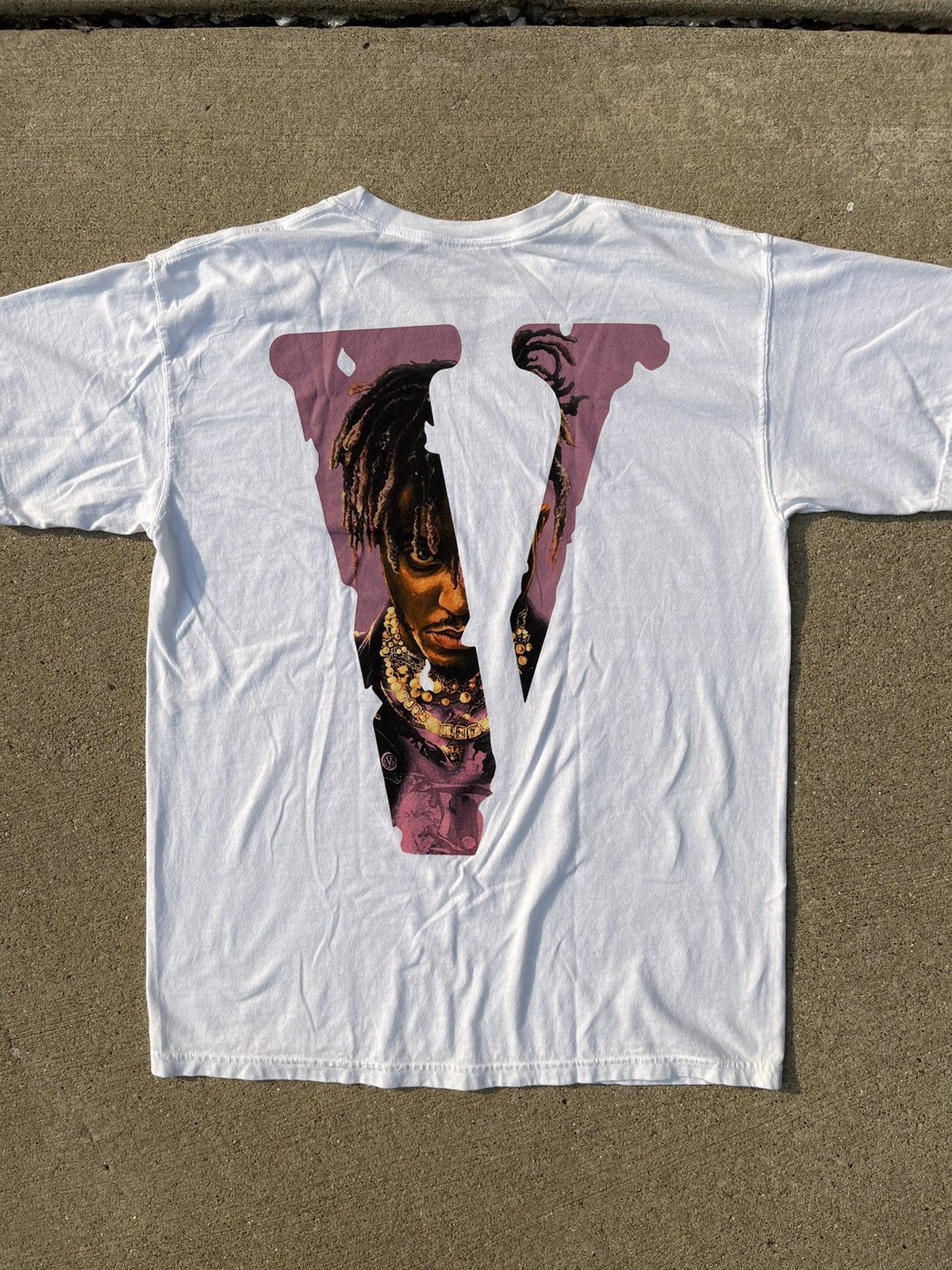 999 Club × Streetwear × Vlone Juice Wrld x Vlone Legends Never Die T ...