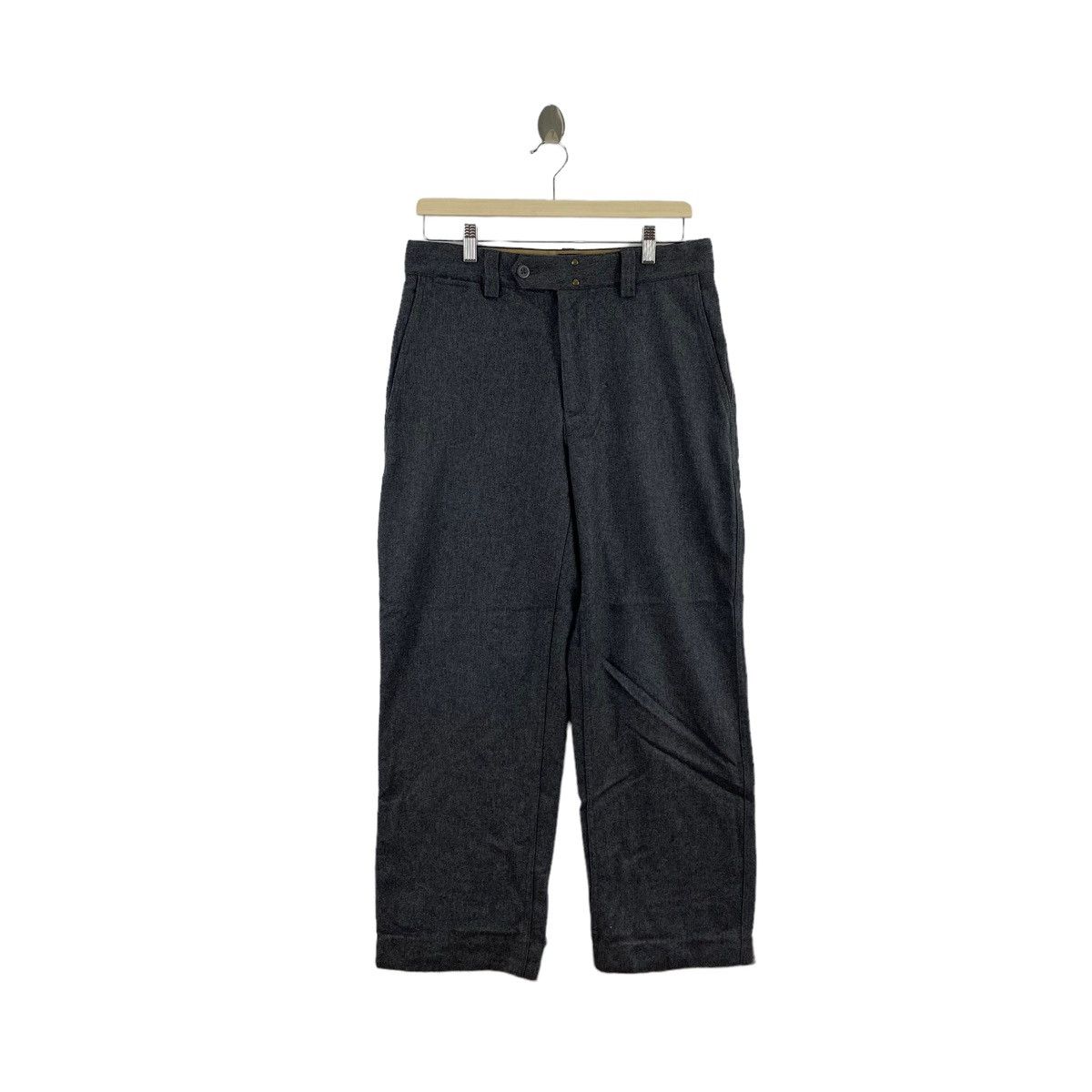Gap Vintage GAP Baggy Grey Wool Casual Trousers Pant Size US 32 / EU 48 - 1 Thumbnail