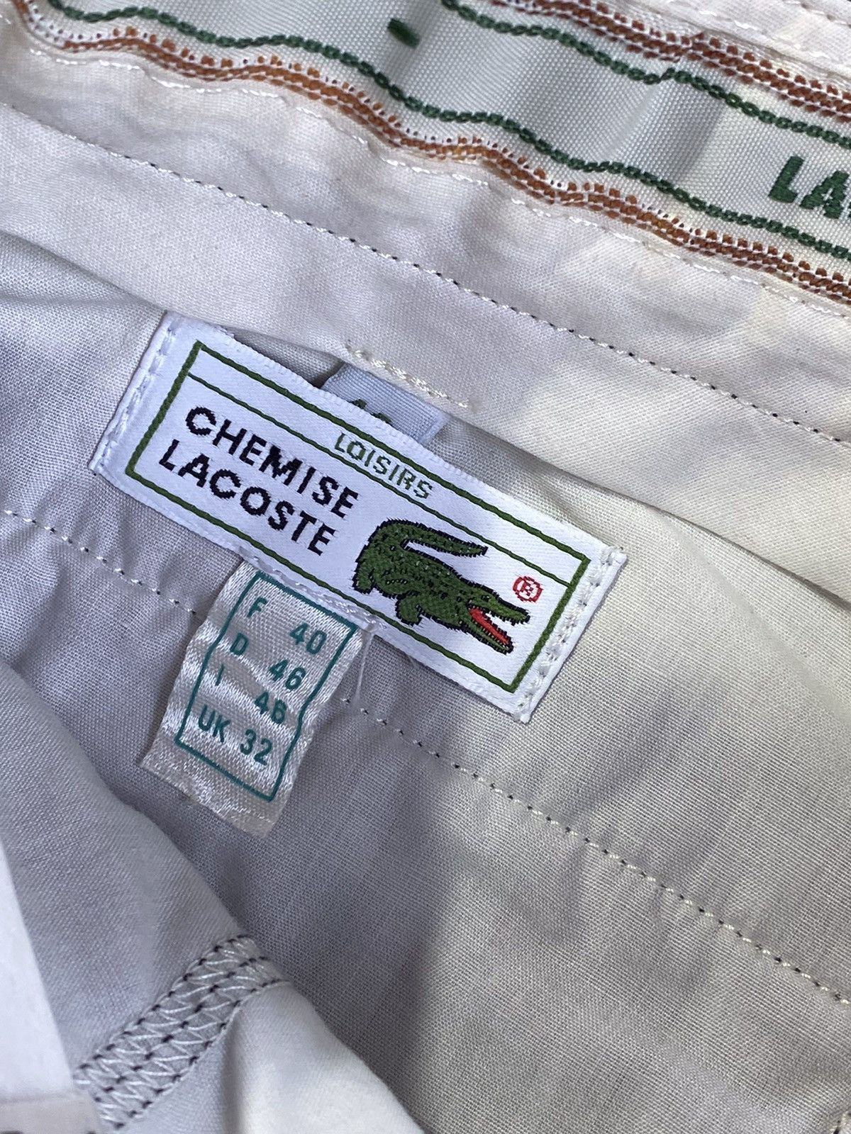 Lacoste Vintage 90s Lacoste streetwear shorts Size US 32 / EU 48 - 11 Thumbnail