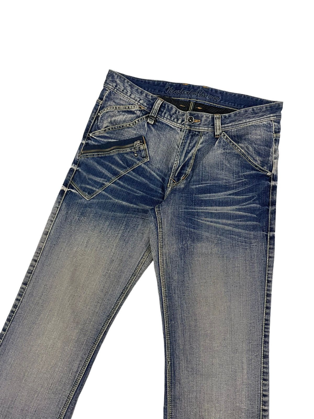 Japanese Brand Vintage NicoleClubForMen Japan Flare Jeans Size US 33 - 4 Thumbnail