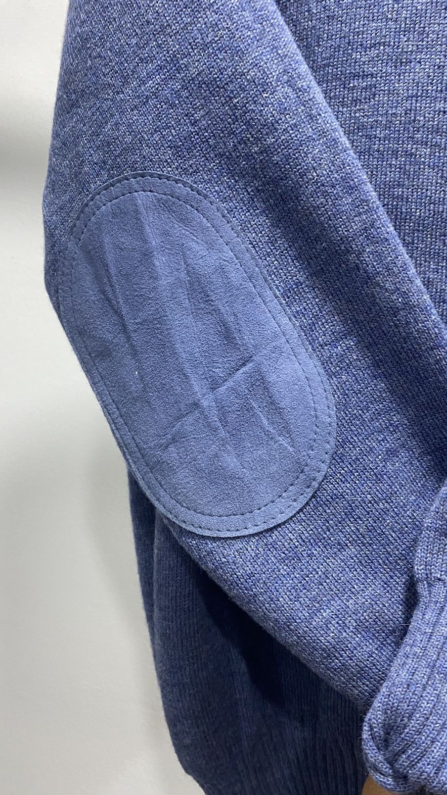 Burberry 🚨FINAL DROP🚨 Vintage Burberrys Wool Sweater Suede Padding Size US M / EU 48-50 / 2 - 6 Thumbnail