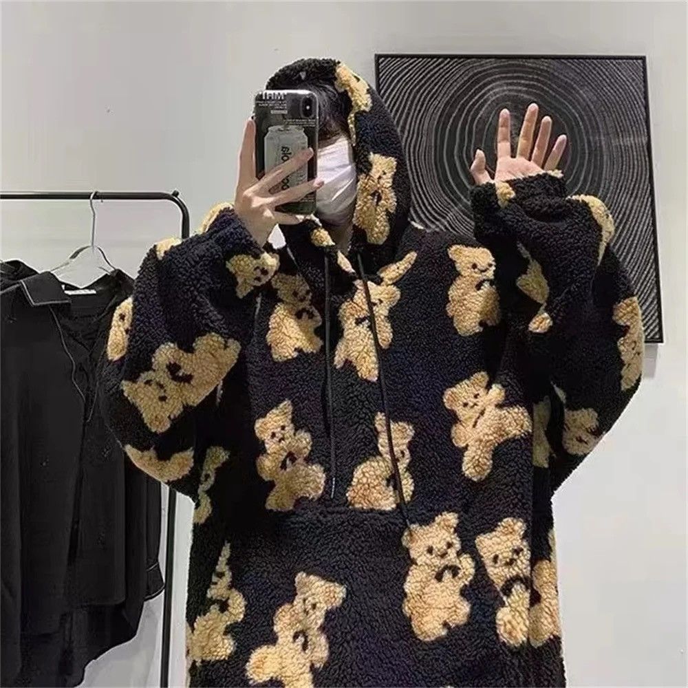 Designer × Japanese Brand Bear Print Full Zip Hoodie Size US XL / EU 56 / 4 - 2 Thumbnail