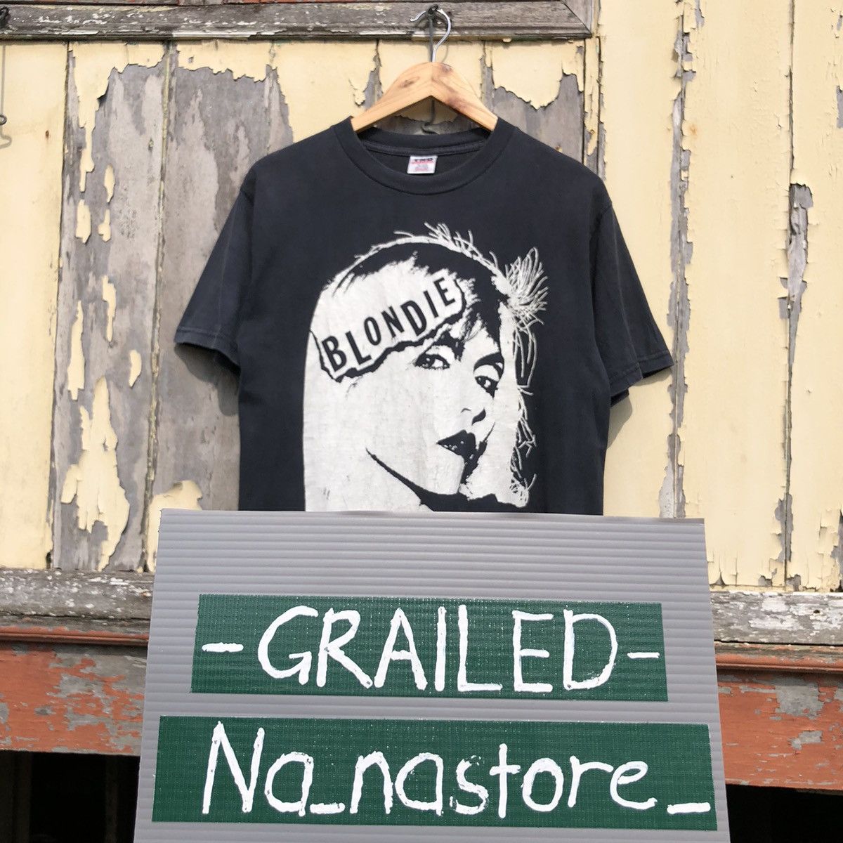 Band Tees 💢Rare💢Vintage 90s Sunfaded BLONDIE Tshirt Size US M / EU 48-50 / 2 - 2 Thumbnail