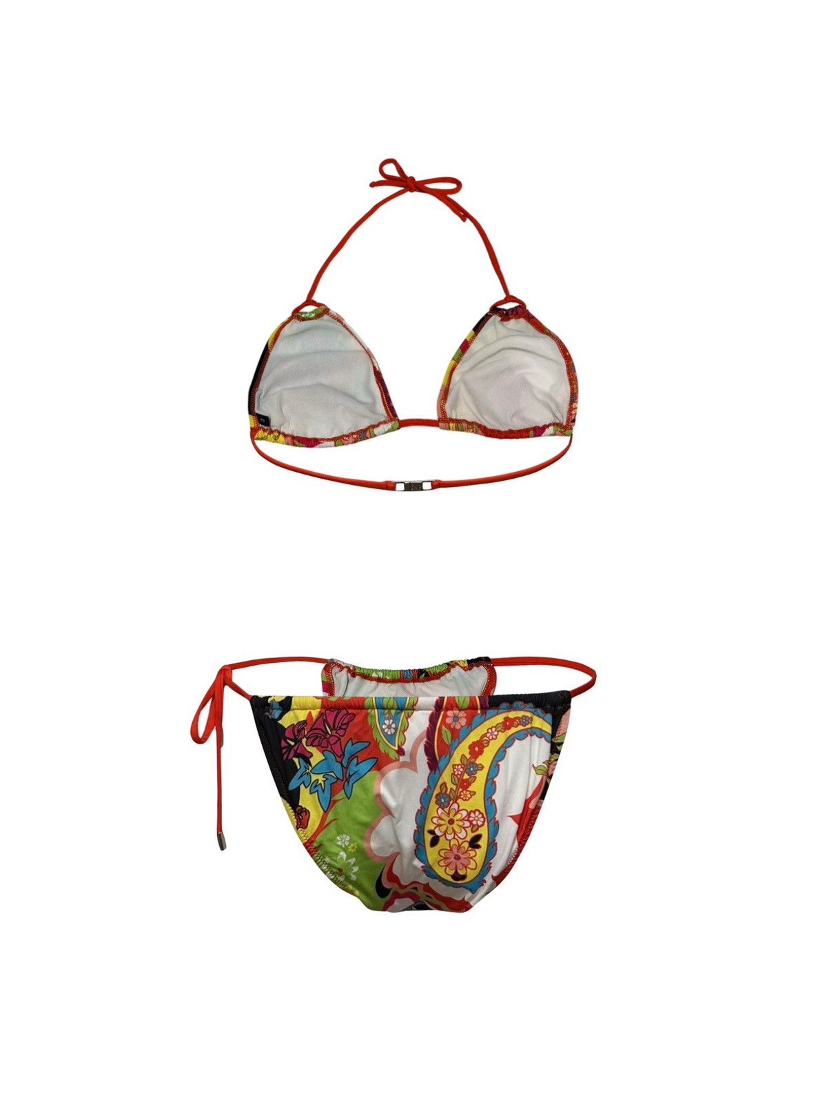 Dolce & Gabbana D&G Floral Paisley Print Bikini Size M / US 6-8 / IT 42-44 - 2 Thumbnail