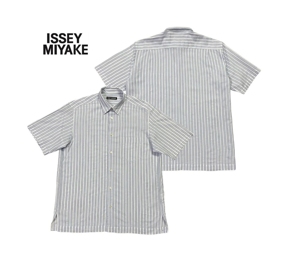 Issey Miyake Issey Miyake Stripes Button Ups Shirt Size US M / EU 48-50 / 2 - 1 Thumbnail