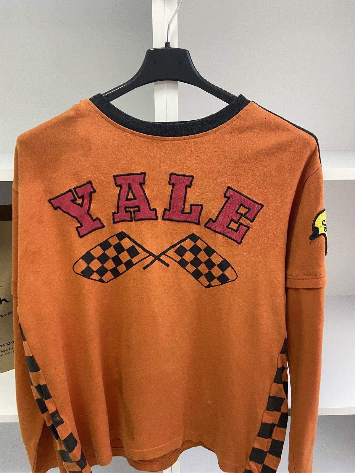 Vintage Vintage 90s Yale Long-Sleeve T-Shirt Size US XL / EU 56 / 4 - 3 Thumbnail