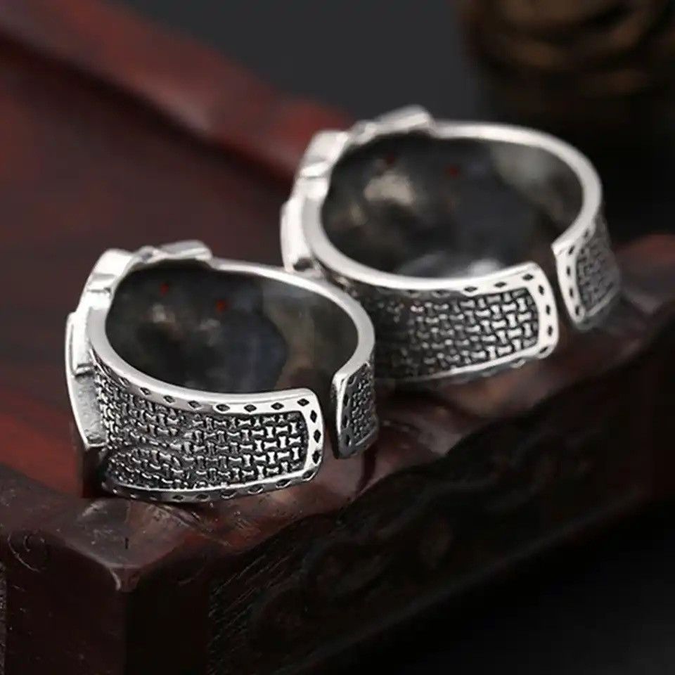 Jewelry × Vintage Poker Cards Adjustable Ring Retro Size ONE SIZE - 6 Thumbnail