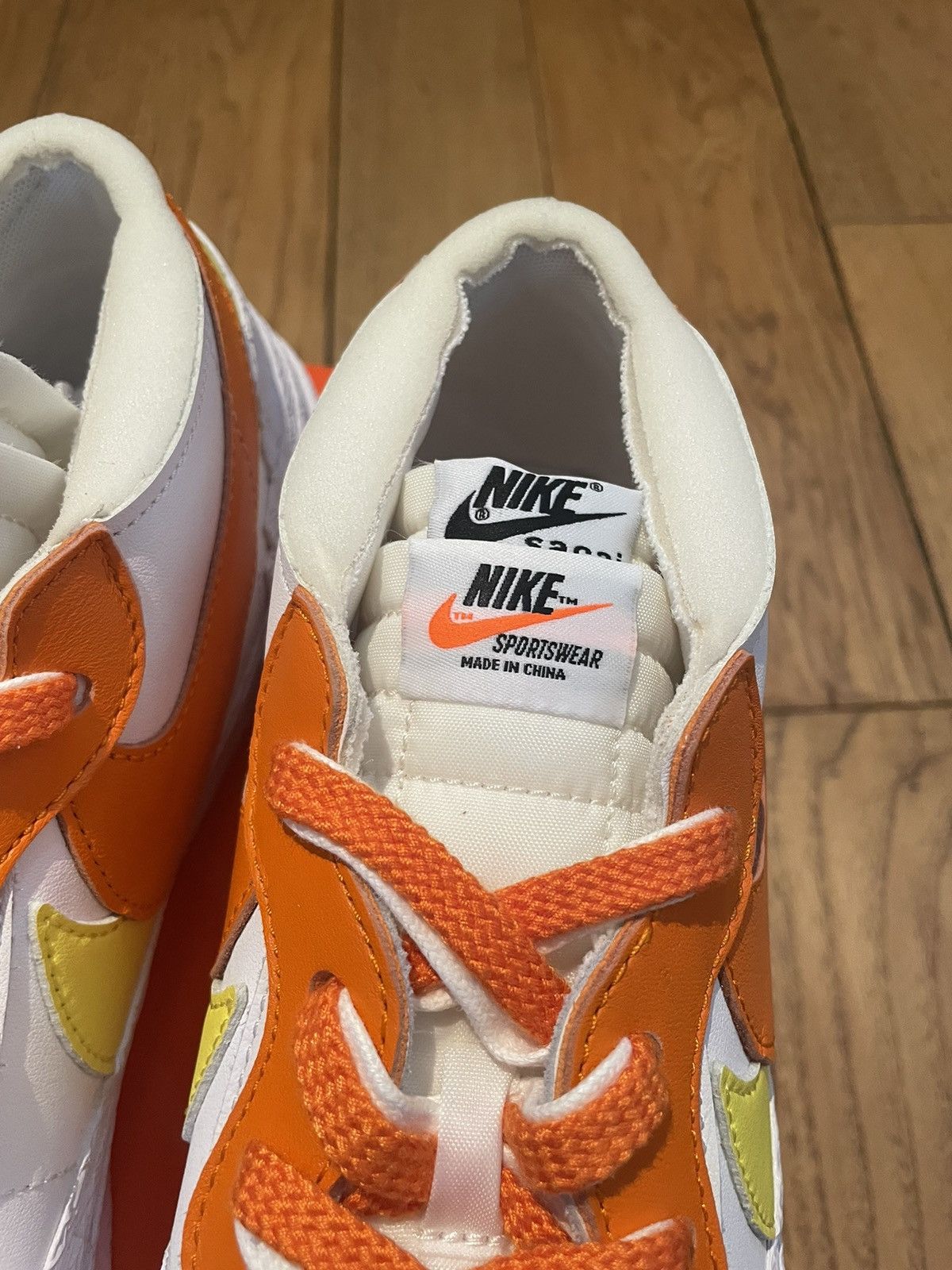 Nike × Sacai Nike Sacai Blazer Low Magma Orange Size US 9 / EU 42 - 8 Thumbnail