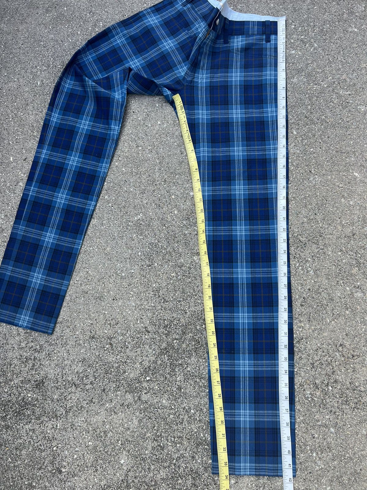 Vintage Burgdoor Made in Japan Plaid Checks Trouser Pant Size US 30 / EU 46 - 5 Thumbnail