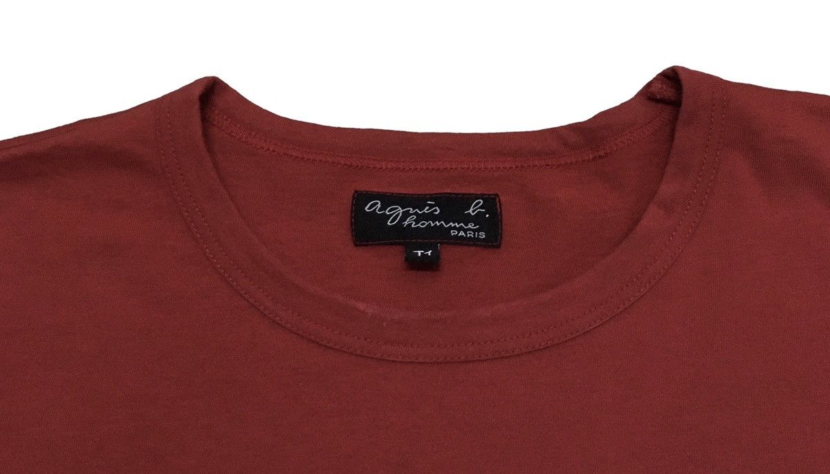 Designer Rare Design Vintage Brand Agnes B. Big Logo T-shirt 1990s Size US S / EU 44-46 / 1 - 6 Thumbnail