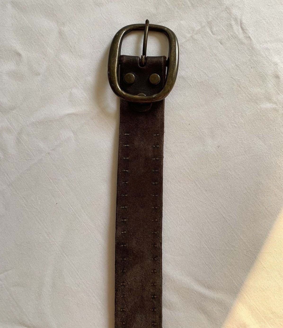 Japanese Brand Sick🔥Unbrand Studded Leather Belt (Punk Style) Size ONE SIZE - 6 Thumbnail