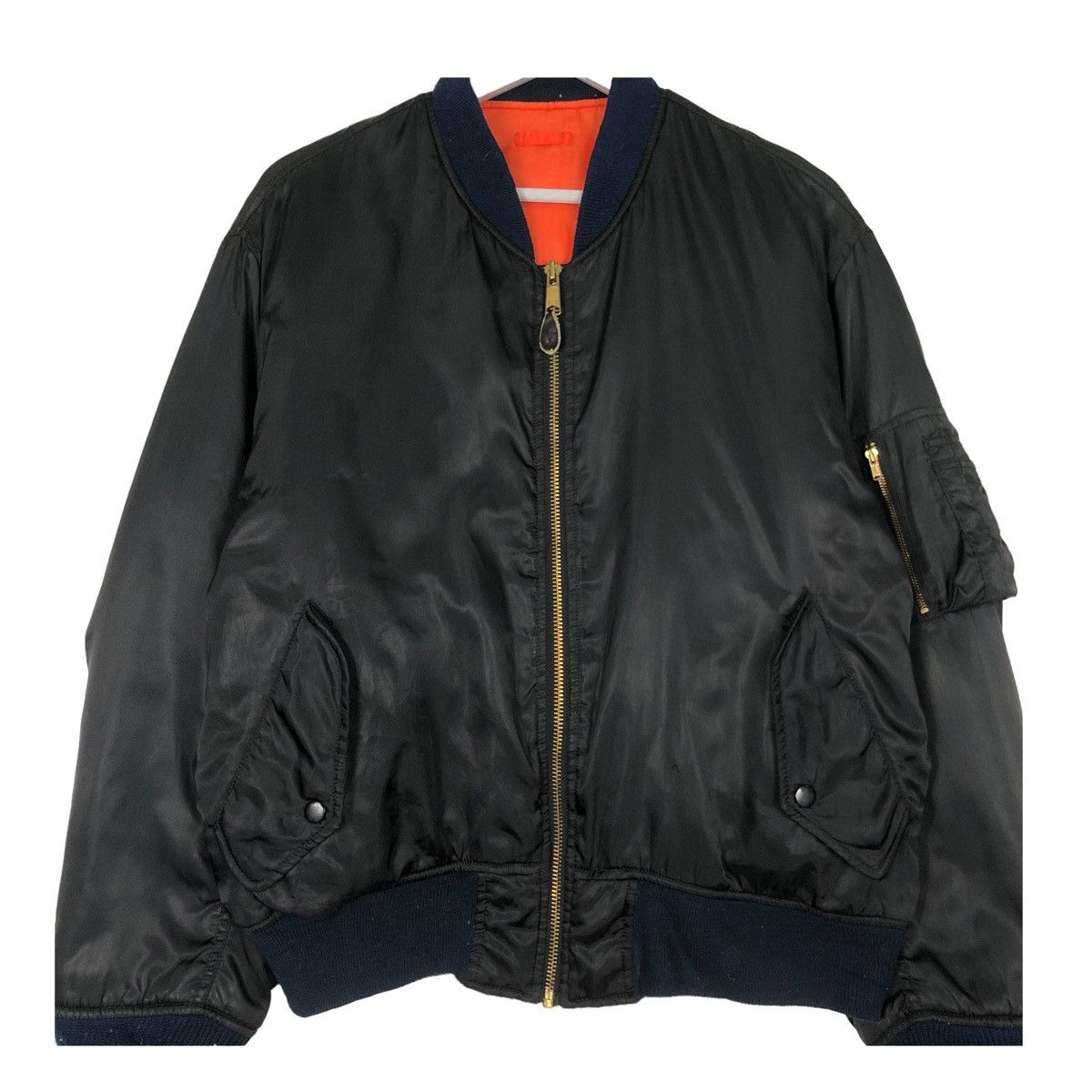 Beauty Beast × Japanese Brand 💥90s JAPAN MA-1 FLIGHT RIOT BOMBER JACKET Size US L / EU 52-54 / 3 - 6 Thumbnail