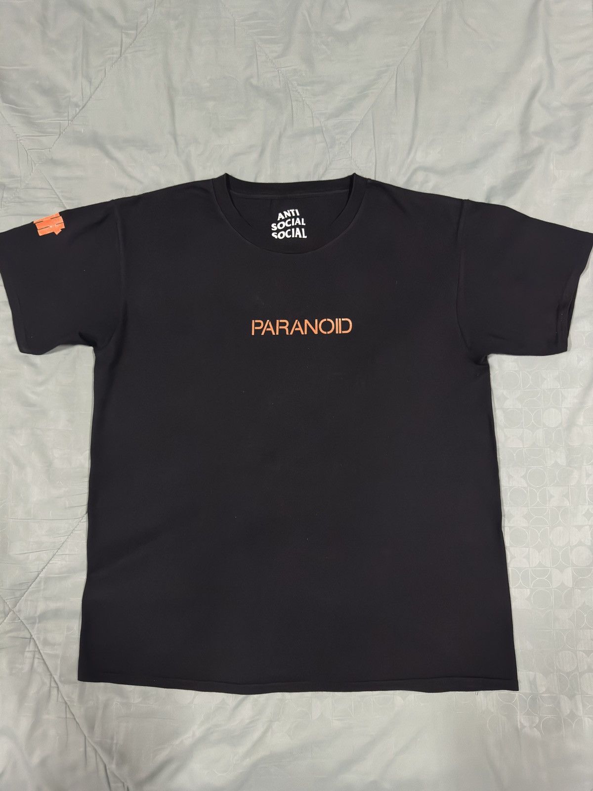 Undefeated Anti social social club x Undefeated paranoid tee Grailed