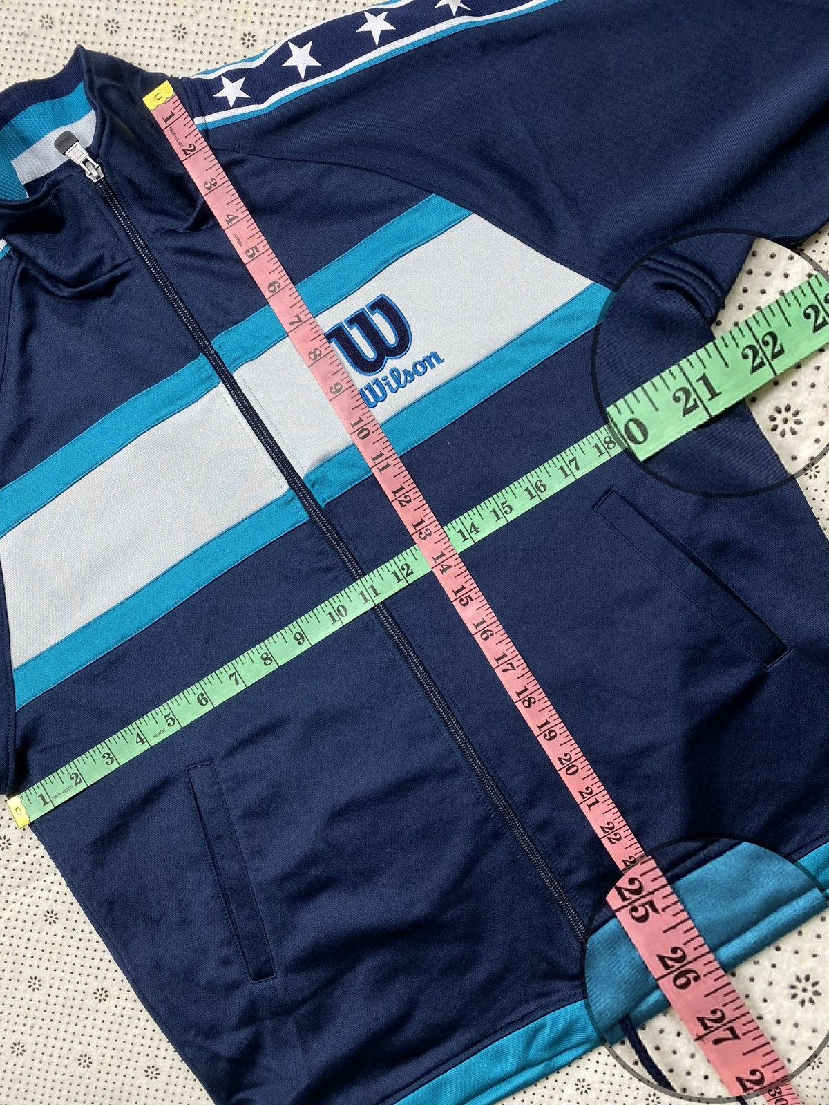 Sports Specialties Vintage Y2K Wilson Side Tap Logo Zip Up Training Jacket Size US M / EU 48-50 / 2 - 5 Thumbnail