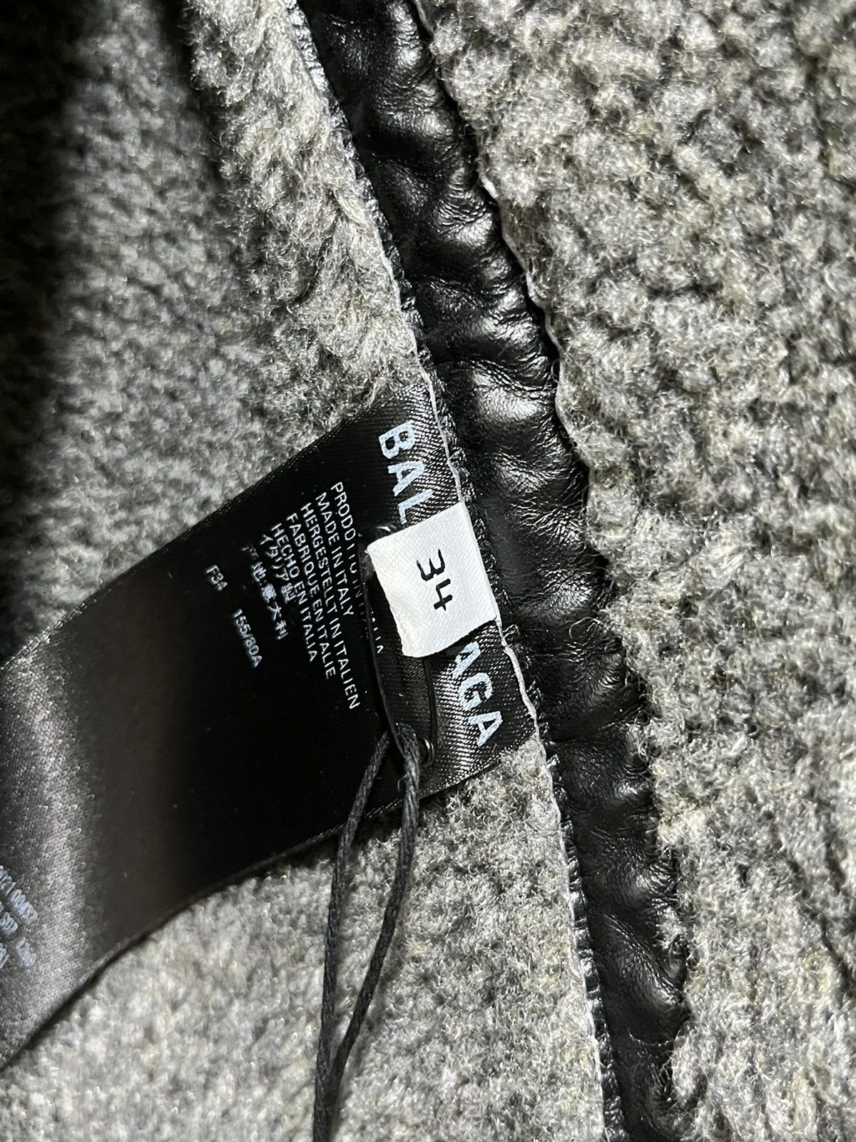 Balenciaga Balenciaga Leather Jacket Hoodie Size XXS / US 00 / IT 34 - 5 Thumbnail