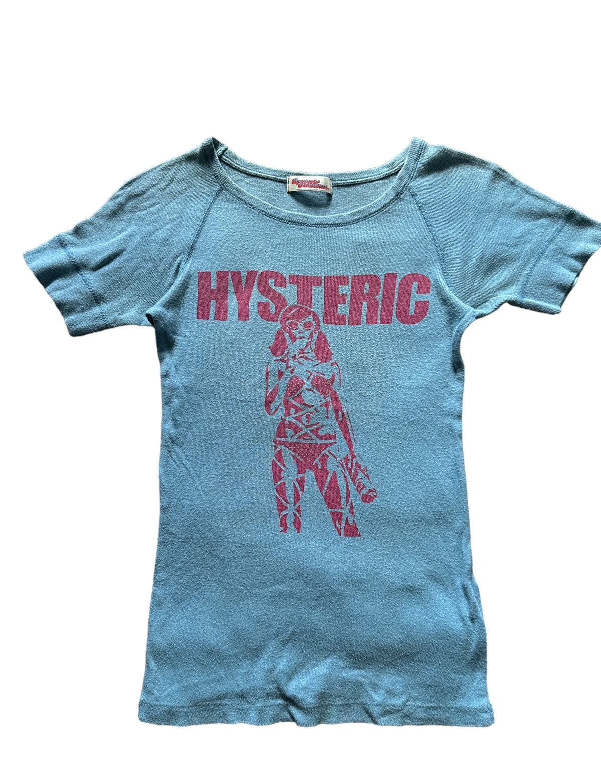 image of Vintage Hysteric Glamour Tshirt in Blue, Women's (Size Small)