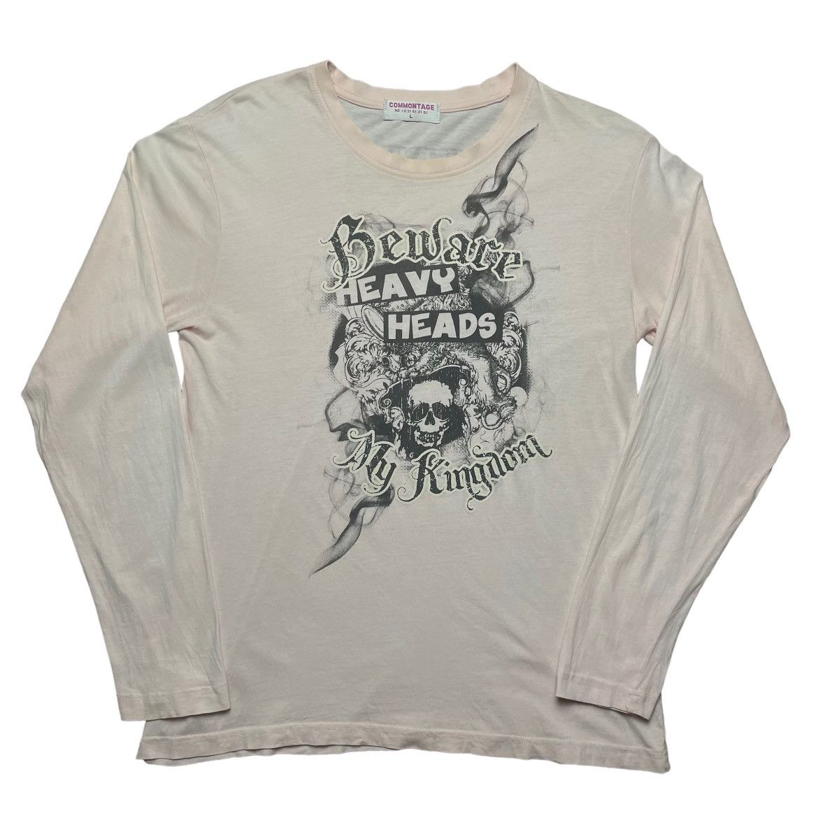 If Six Was Nine 🇯🇵☠️ COMMONTAGE SKULL WORDING SEDITIONARIES TSHIRT Size US L / EU 52-54 / 3 - 1 Thumbnail
