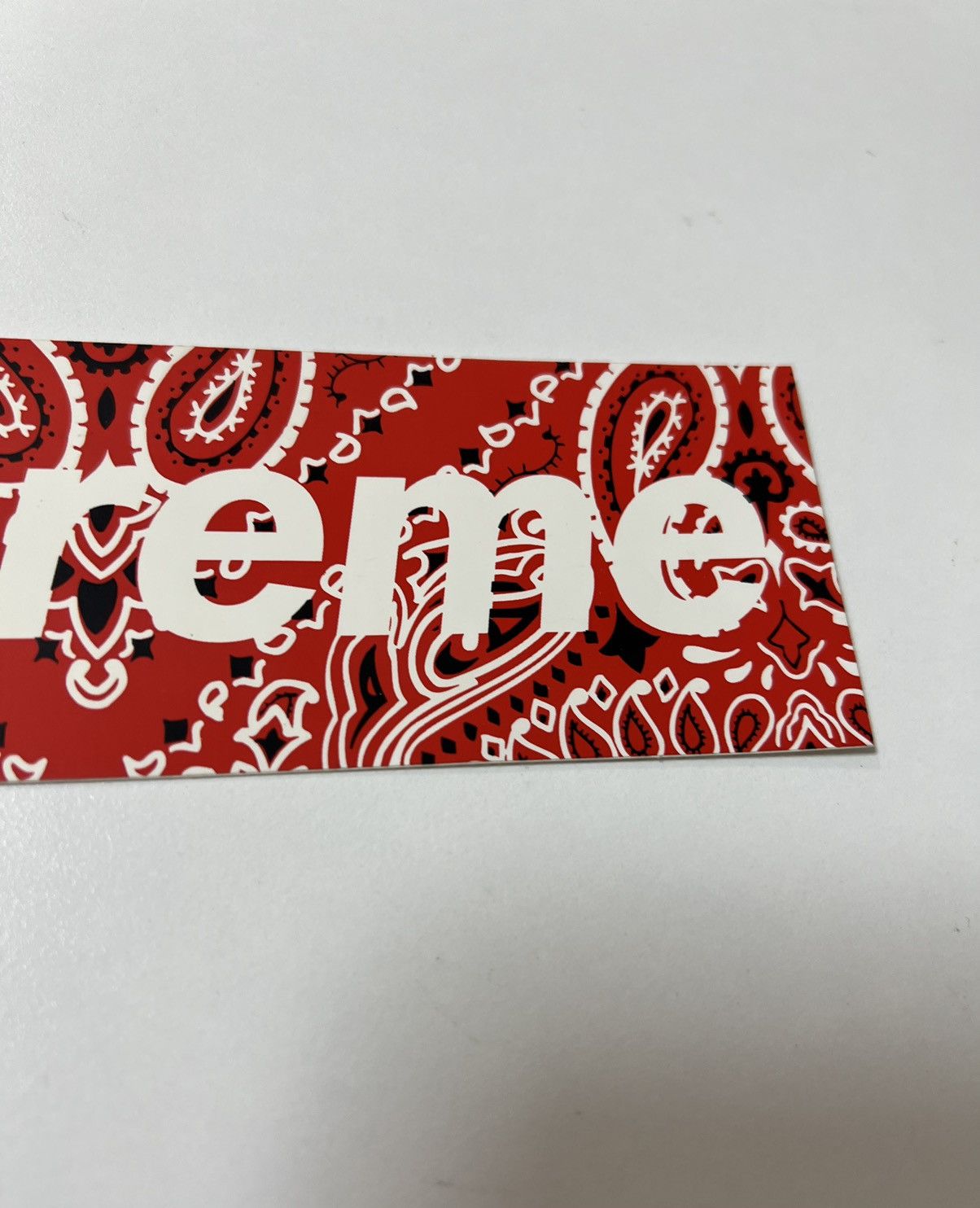 Supreme Supreme paisley box logo sticker Size ONE SIZE - 3 Thumbnail