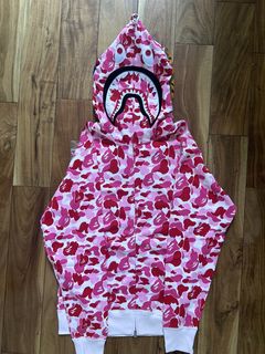 pink bape zip hoodie 💖 unbox+ try on 🔗 in bioo！ #pinkbapehoodie