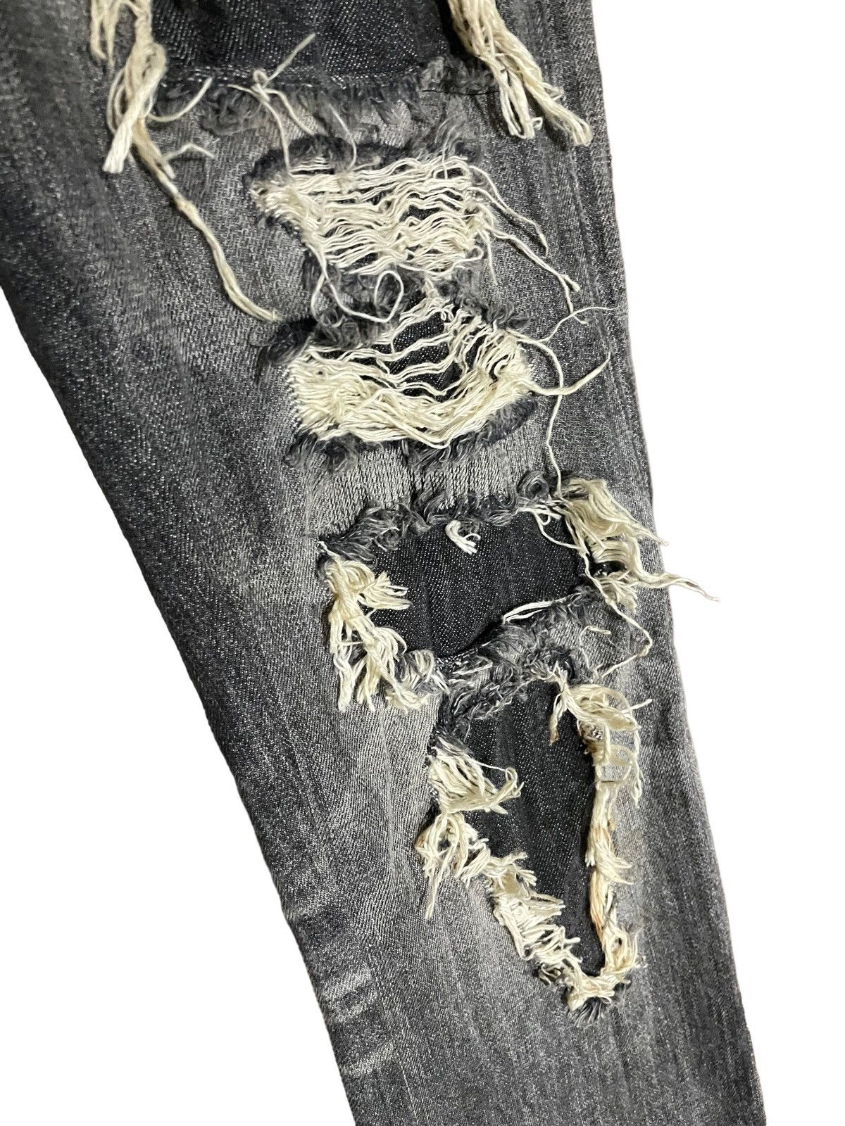 Prps Prps Destroyed Custom Distress Rock Altered Waist Jeans Size US 34 / EU 50 - 5 Thumbnail