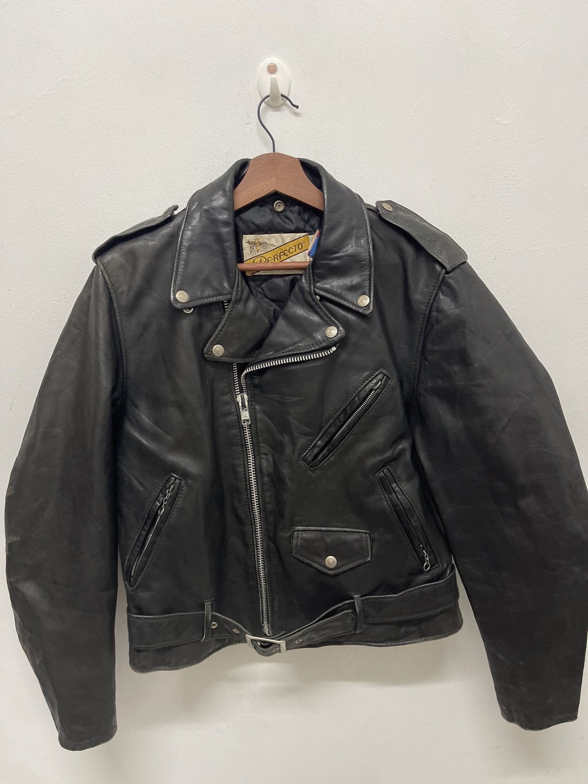 Schott VINTAGE SCHOTT PERFECTO LEATHER JACKET TOM CRUISE Size US S / EU 44-46 / 1 - 2 Thumbnail