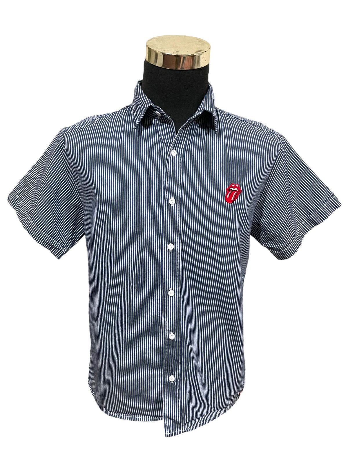 The Rolling Stones The Rolling Stones Hickory Stripe Wabash Workwear Shirt Size US M / EU 48-50 / 2 - 14 Thumbnail