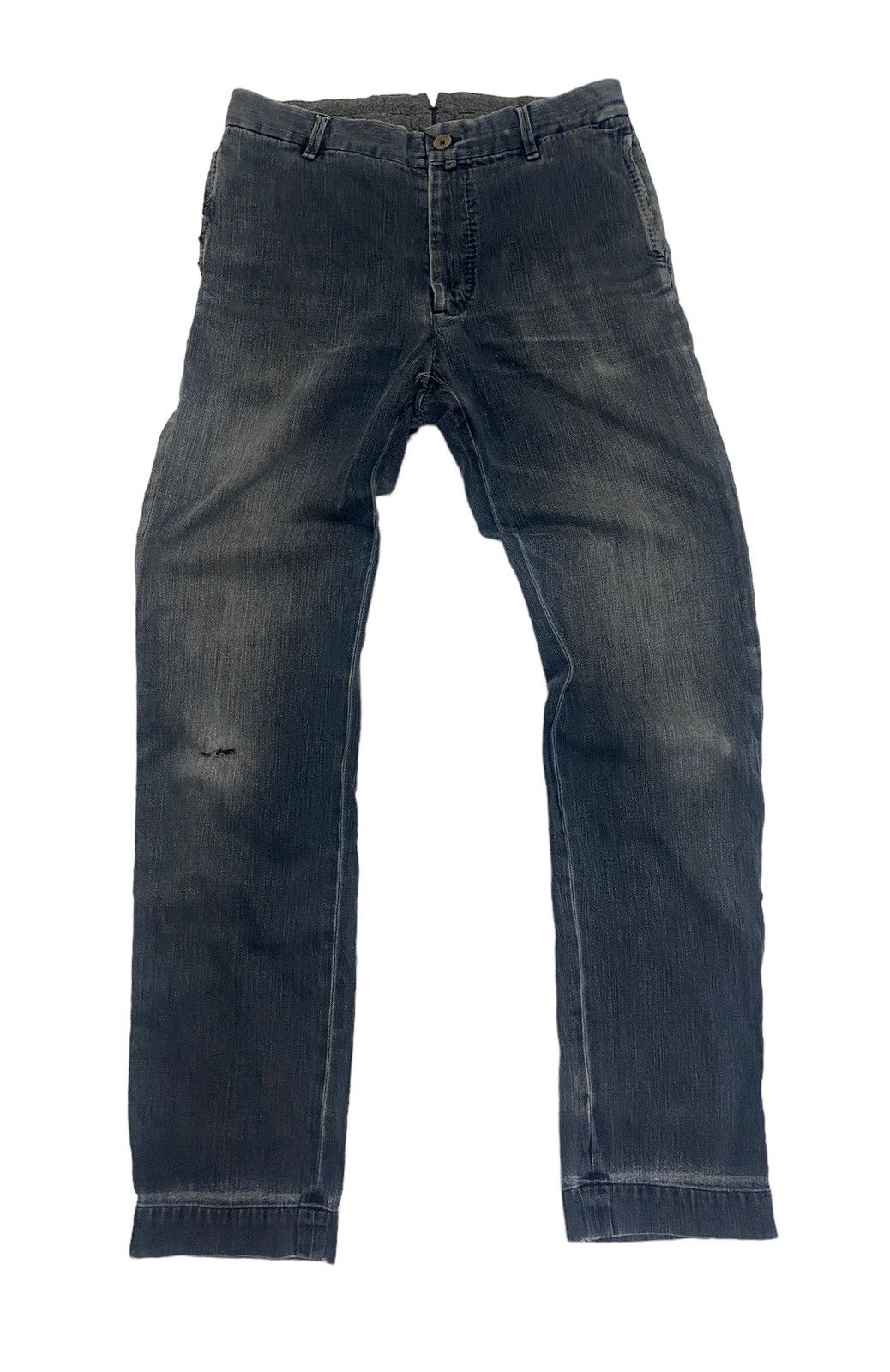 45rpm 45 rpm Indigo Distressed Pants Size US 30 / EU 46 - 1 Thumbnail