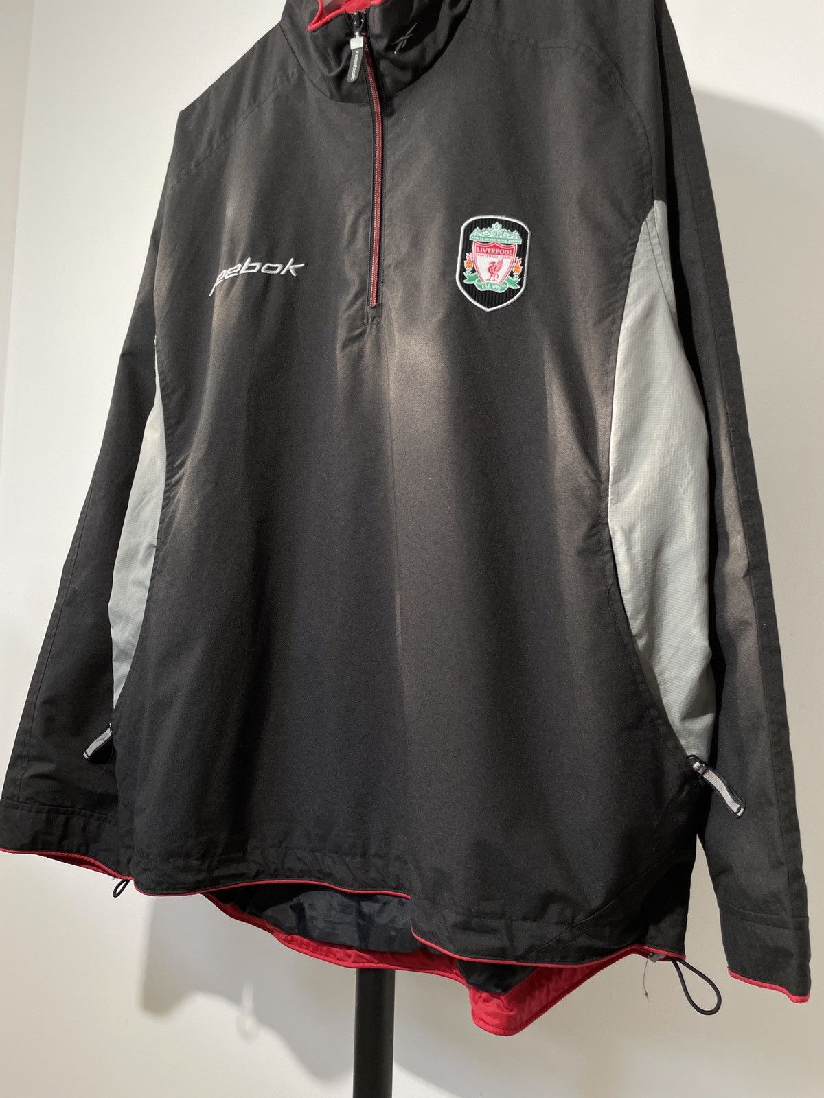 Reebok × Vintage Vintage Reebok Liverpool 2000s Training Football Sweatshirt Size US L / EU 52-54 / 3 - 3 Thumbnail