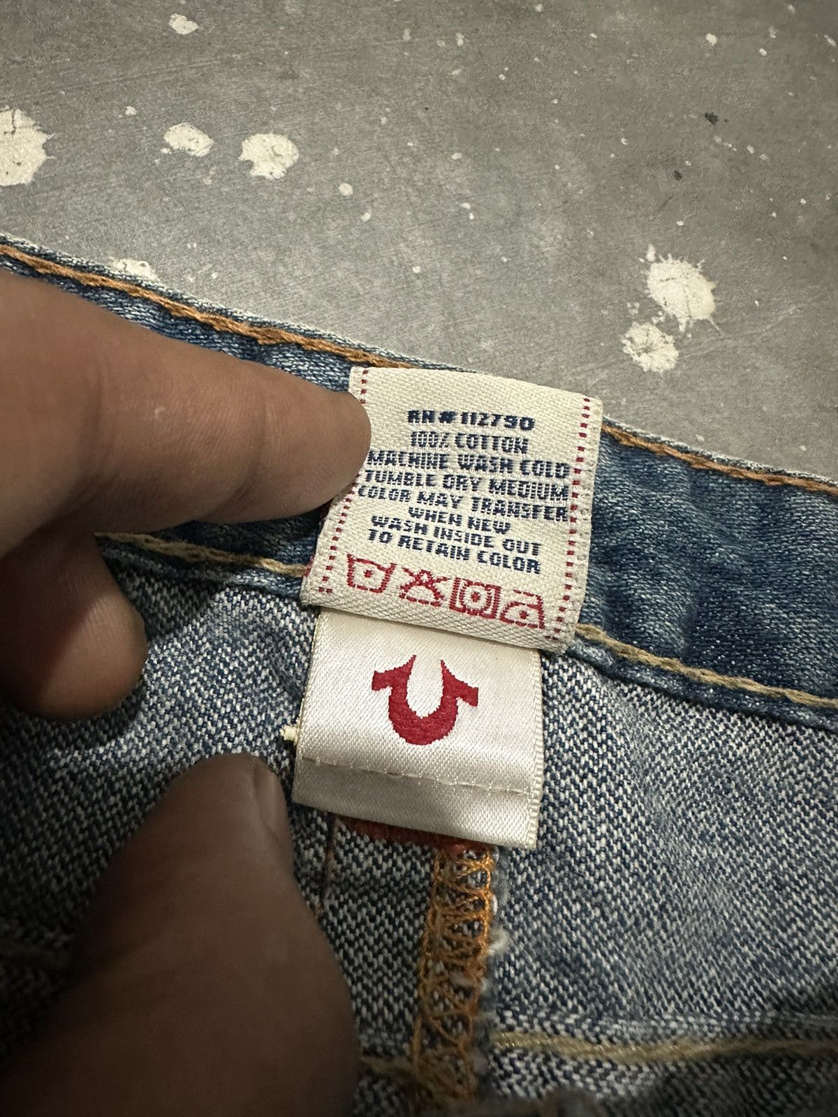 True Religion × Vintage True Religion Lola Distressed Mini Skirt Y2k Style Size 28" / US 6 / IT 42 - 10 Thumbnail