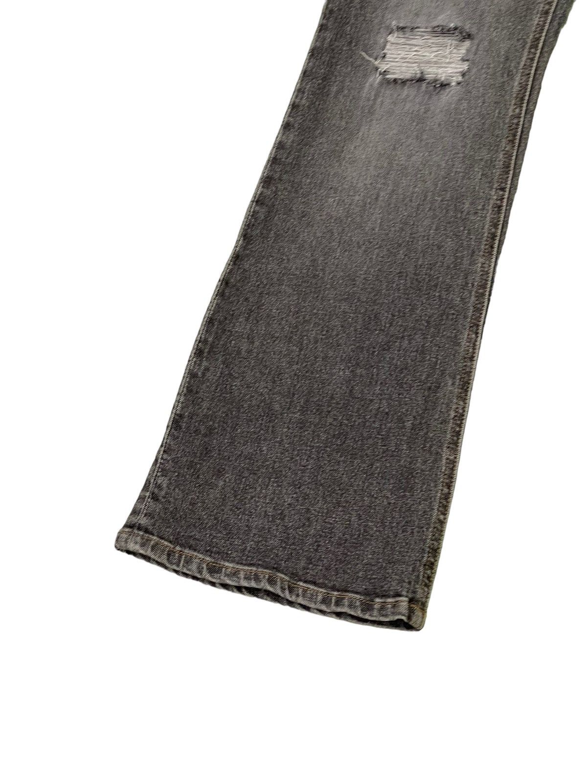 Japanese Brand Flare Skinny Jeans Daily Topic Distres Stretch Boot Cut 6🟦1 Size US 31 - 5 Thumbnail