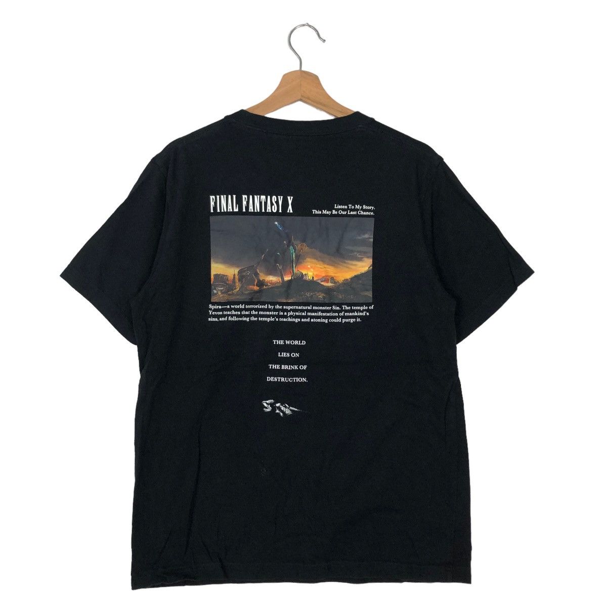 Japanese Brand VINTGE MOVIE TEE FINAL FANTASY X BIG LOGO JAPAN Size US L / EU 52-54 / 3 - 1 Thumbnail
