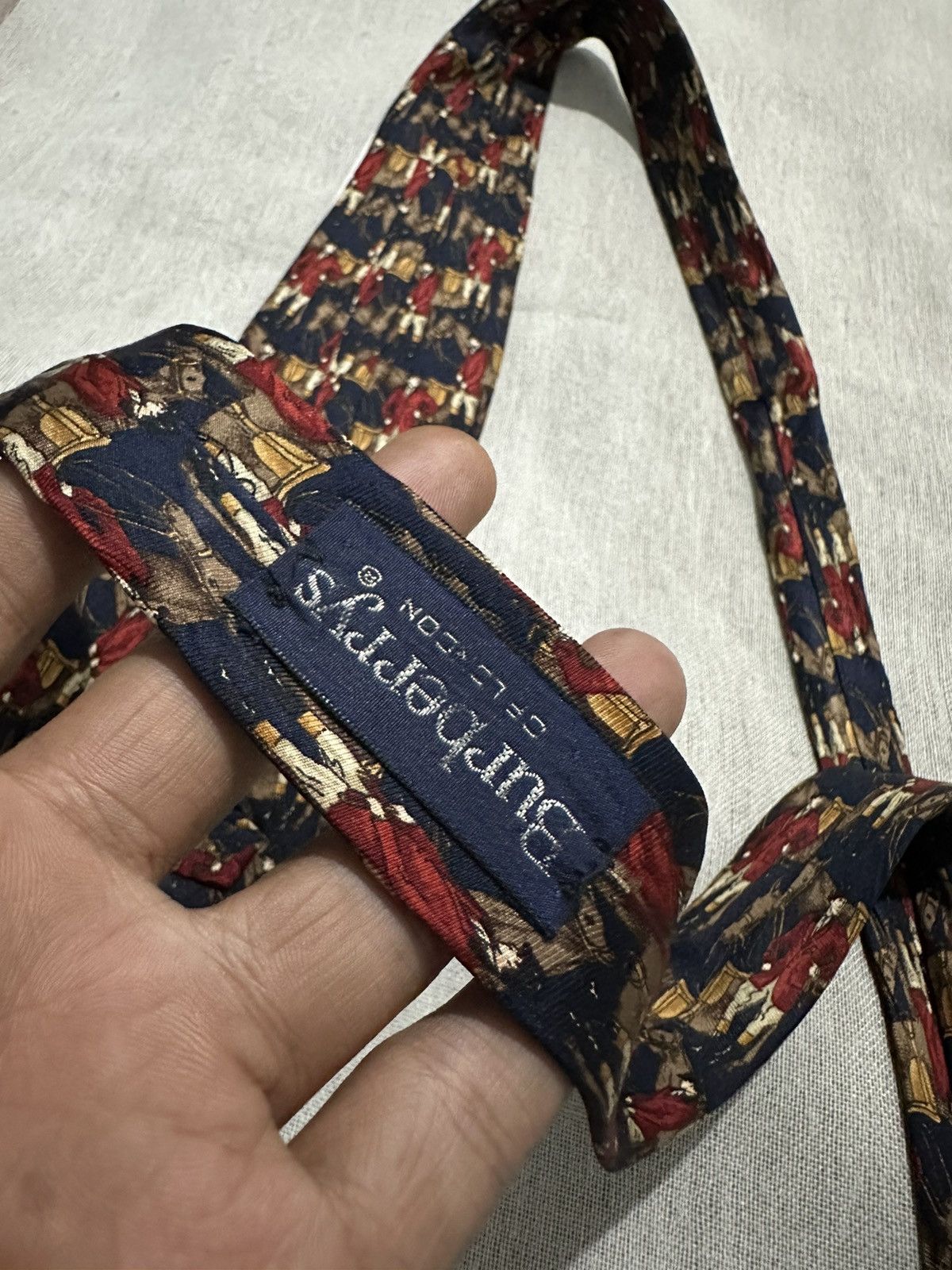 Burberry × Vintage Vintage Burberry Nice Art Tie Size ONE SIZE - 5 Thumbnail