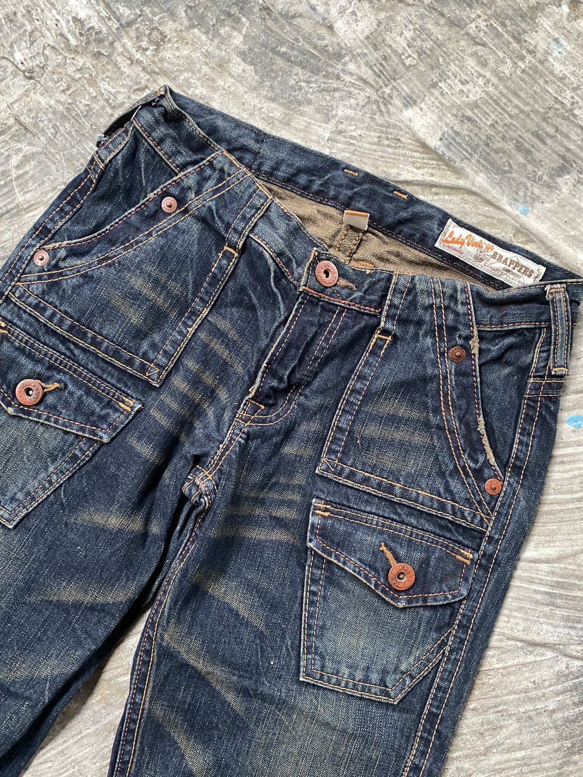 Vintage 🔥BINDING NOW🔥Vintage Jeans Brappers Bushpant bootcut denim Size 28" / US 6 / IT 42 - 7 Thumbnail