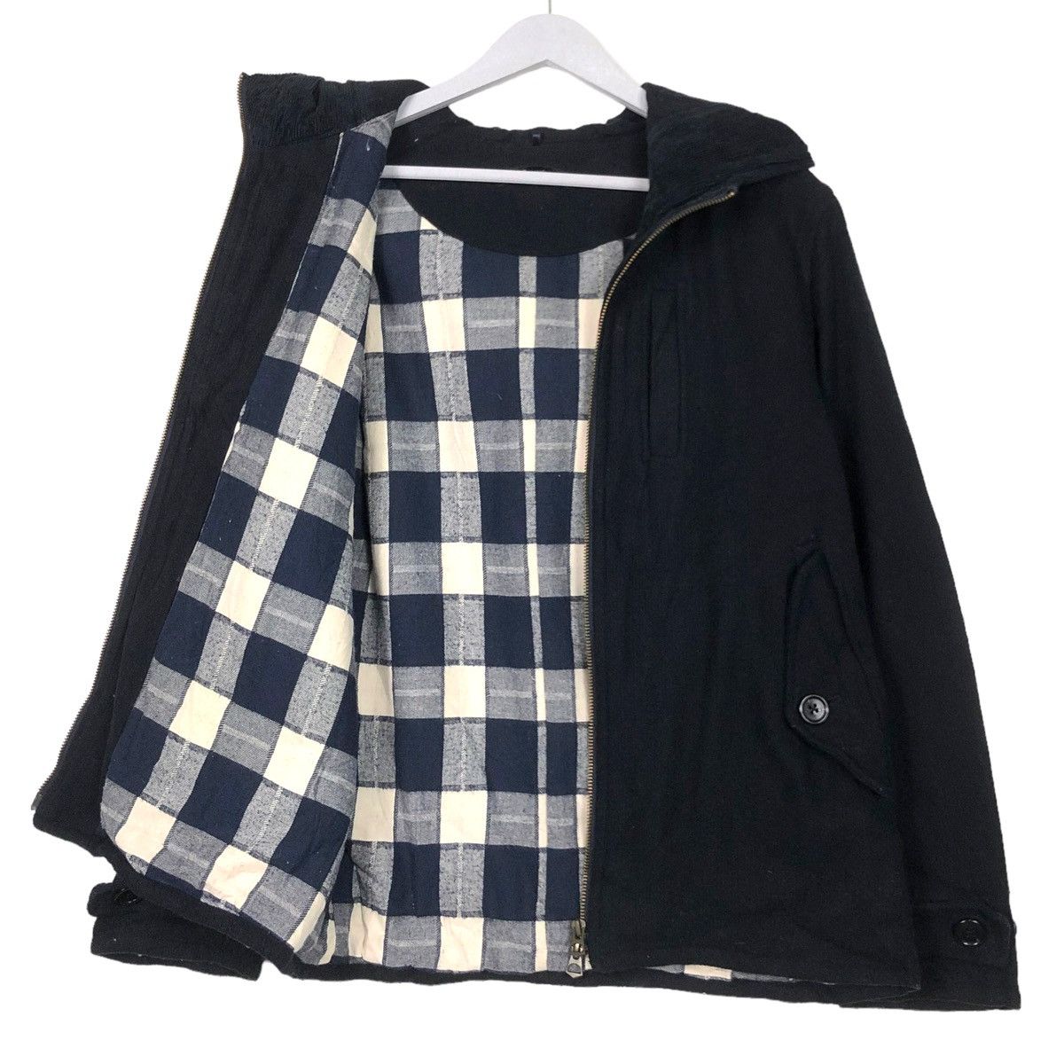 Japanese Brand × Johnbull × KOJIMA GENES 💥JOHNBULL JAPAN WOOL ZIPPER HOODIE JACKET Size US L / EU 52-54 / 3 - 2 Thumbnail