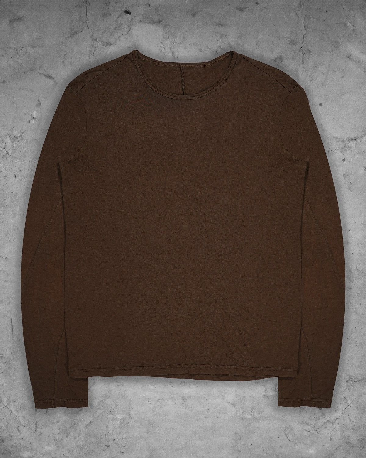 image of Carol Christian Poell Spiral Tee - “3 Refrigerated Cells” in Brown, Men's (Size Small)
