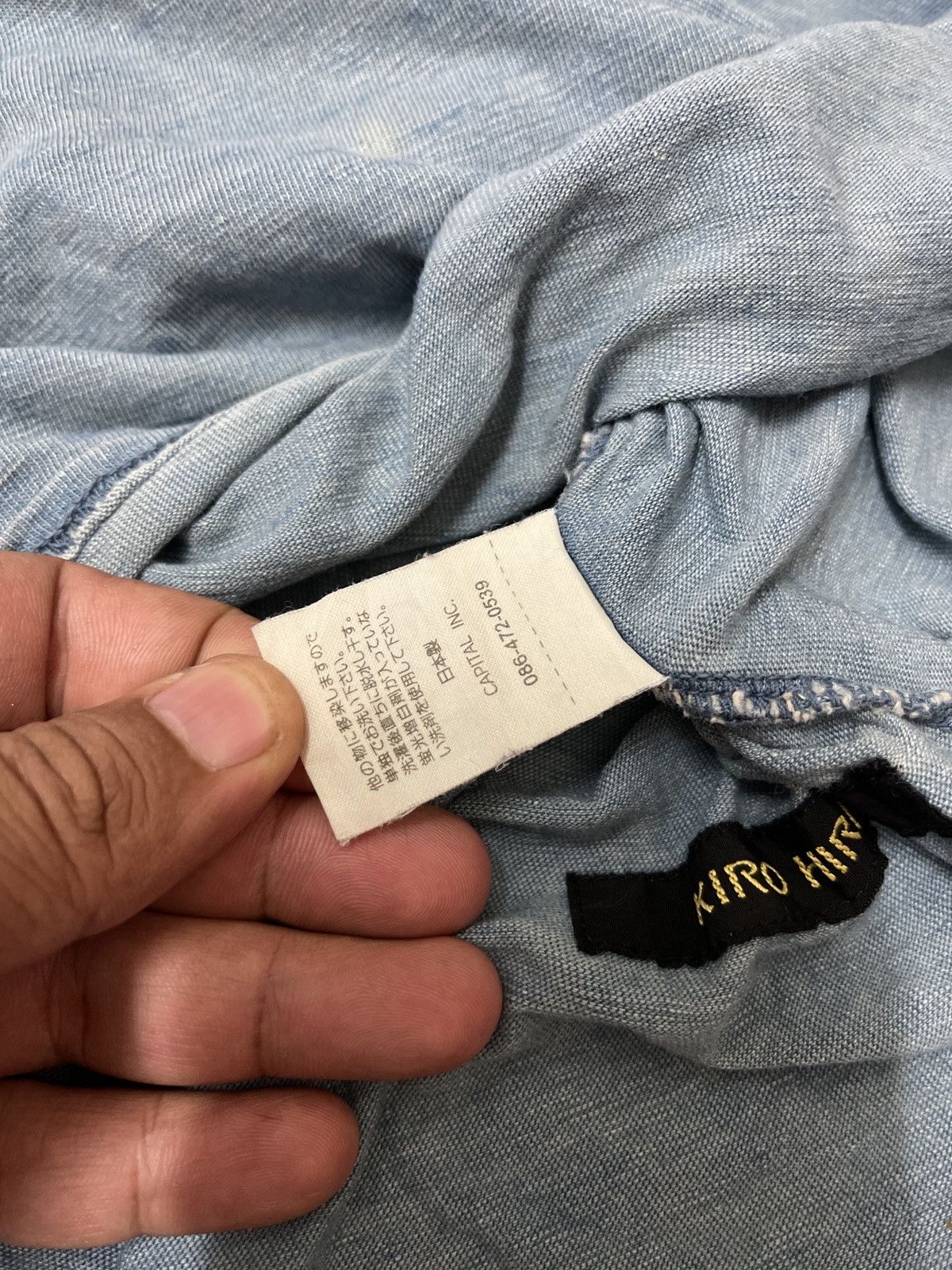 Japanese Brand × Kapital 🇯🇵VINTAGE KAPITAL KIRO HIRATA SUN FADED VERY RARE Size US S / EU 44-46 / 1 - 6 Thumbnail