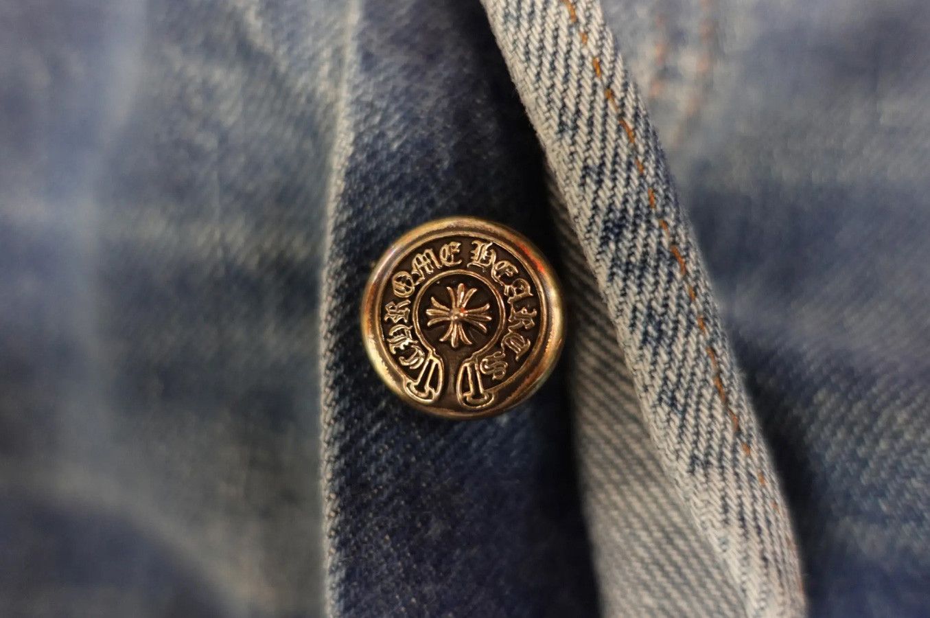 Chrome Hearts Men's Denim Banner