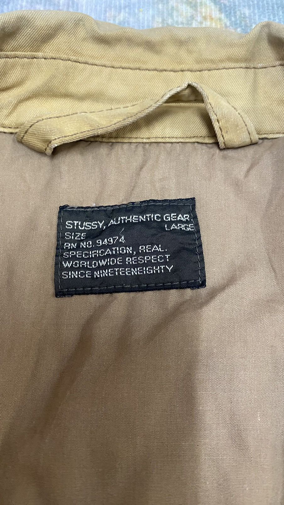 Vintage Stussy MA-1 Bomber Jacket
