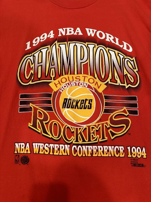 Vintage Vintage 90s 1994 Houston Rockets Championship single stitch ...