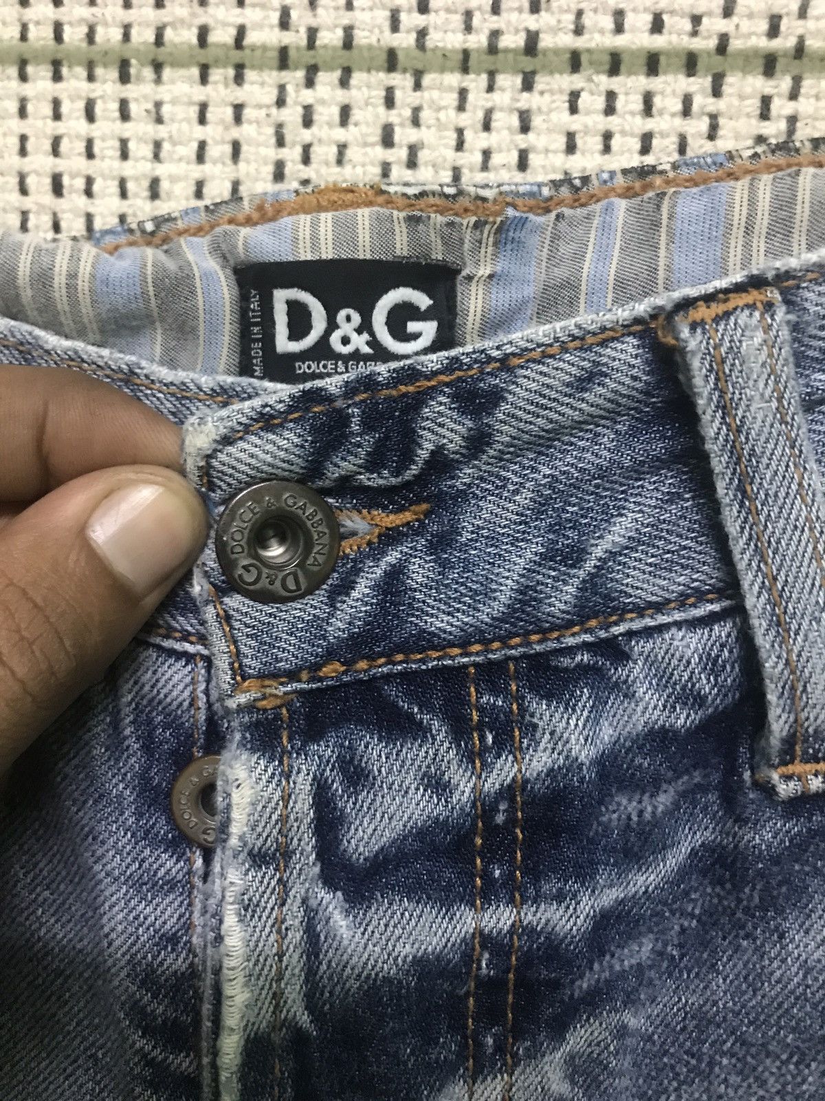 Dolce & Gabbana ‼️‼️ vintage distressed dolce & gabbana very rare Size US 34 / EU 50 - 10 Thumbnail