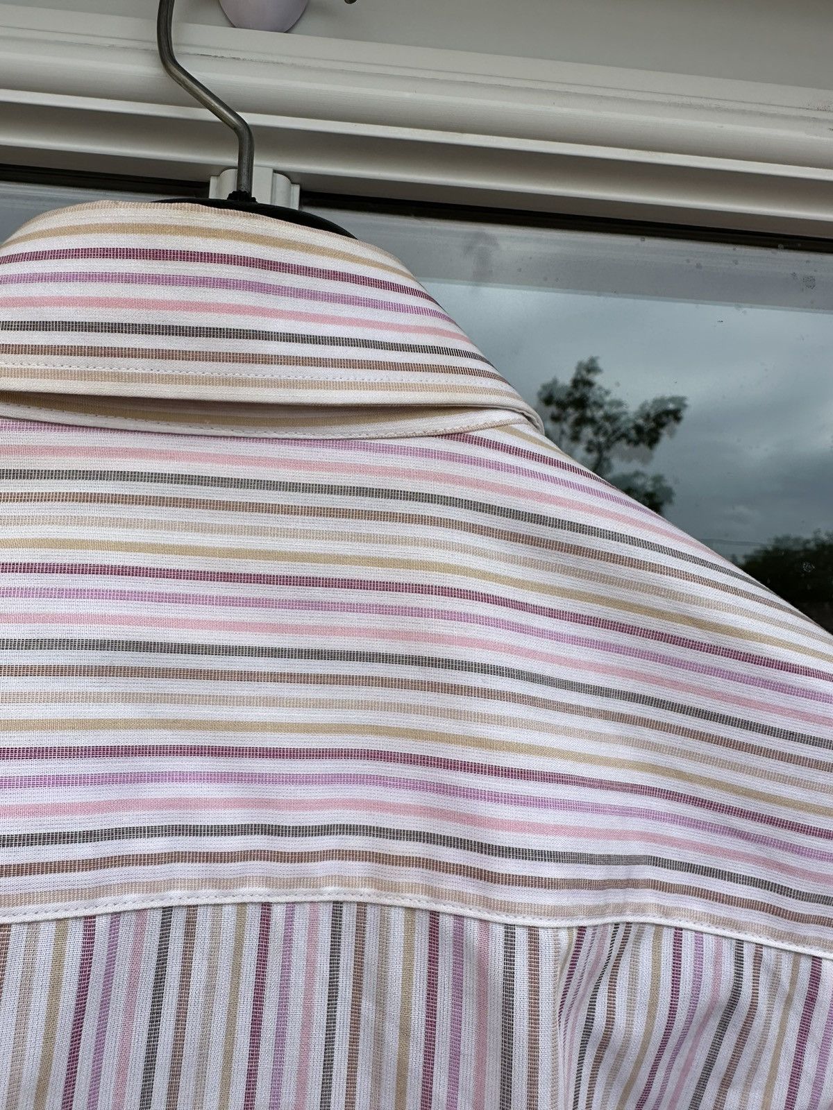 Balenciaga Balenciaga BB oversized striped coloured pocket shirt Size US L / EU 52-54 / 3 - 11 Thumbnail