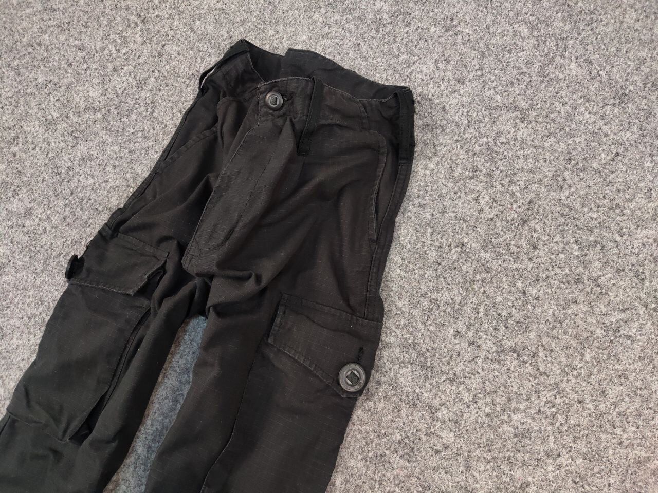 Japanese Brand Vintage Combat Clothing Black Ripstop Military Cargo Pants Size US 30 / EU 46 - 4 Thumbnail