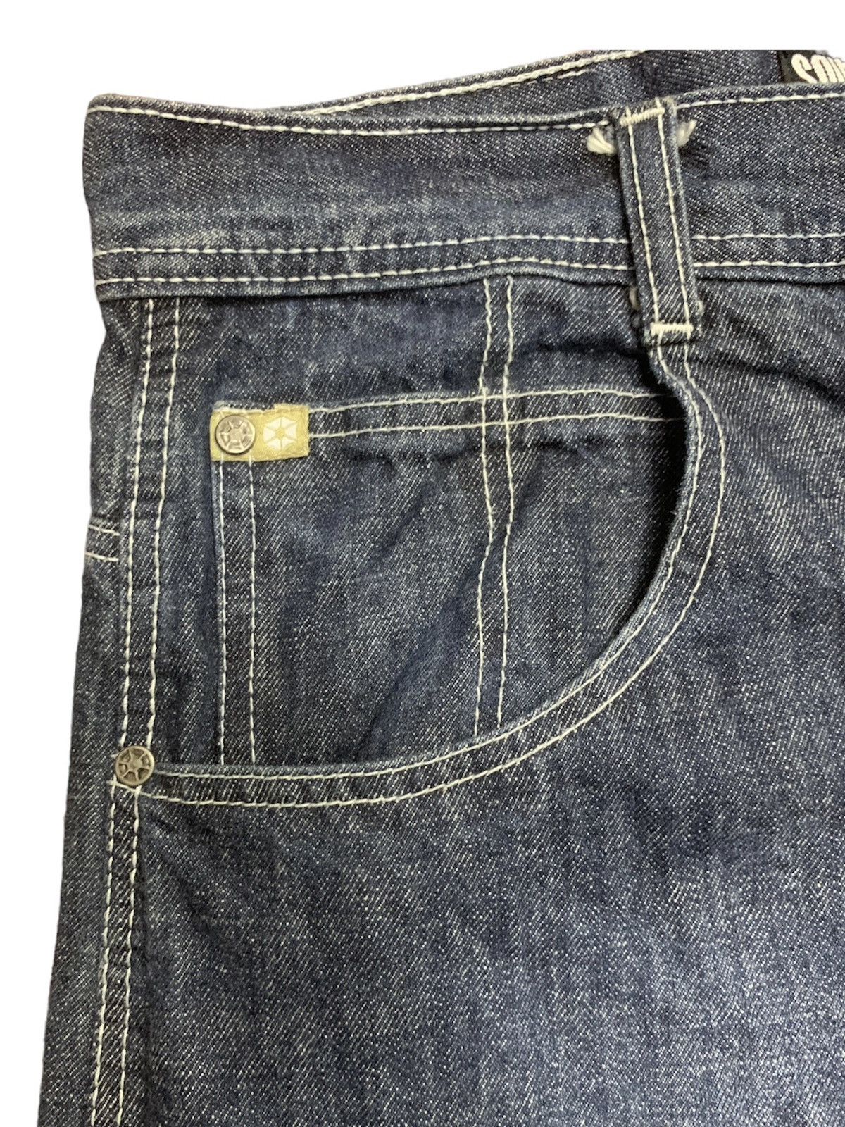 JNCO × Southpole Vintage Souhtpole Baggy Denim Size US 35 - 4 Thumbnail