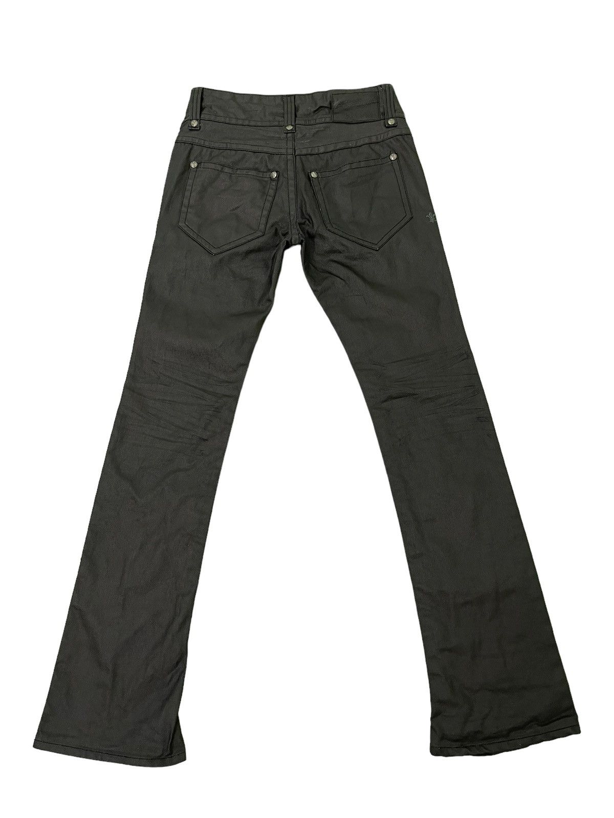 Japanese Brand Slim Flare Jeans Cook Jeans Full Coating Boot Cut 6🟦0 Size US 29 - 12 Thumbnail