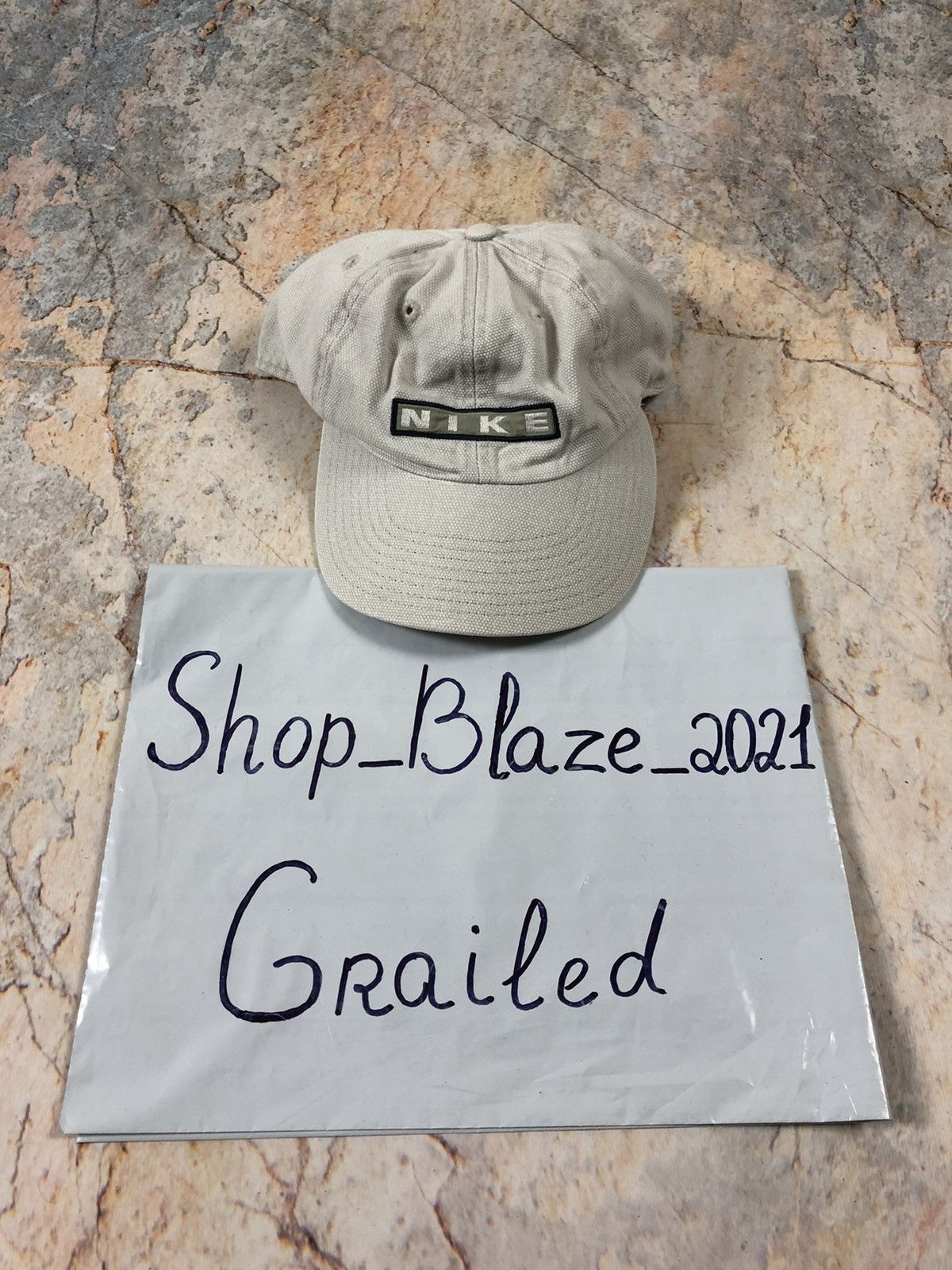 Nike × Vintage Nike vintage rare big logo hat cap Size ONE SIZE - 3 Thumbnail