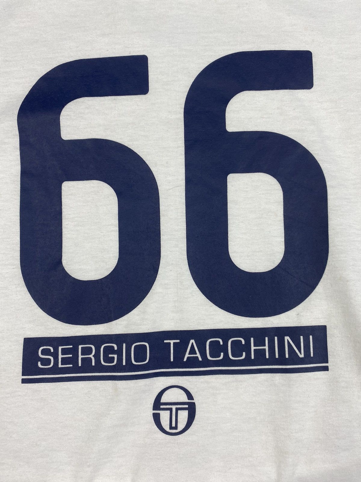 Sergio Tacchini × Vintage Vintage Sergio Tacchini T Shirt Big Logo Travis kanye Style Size US L / EU 52-54 / 3 - 5 Thumbnail