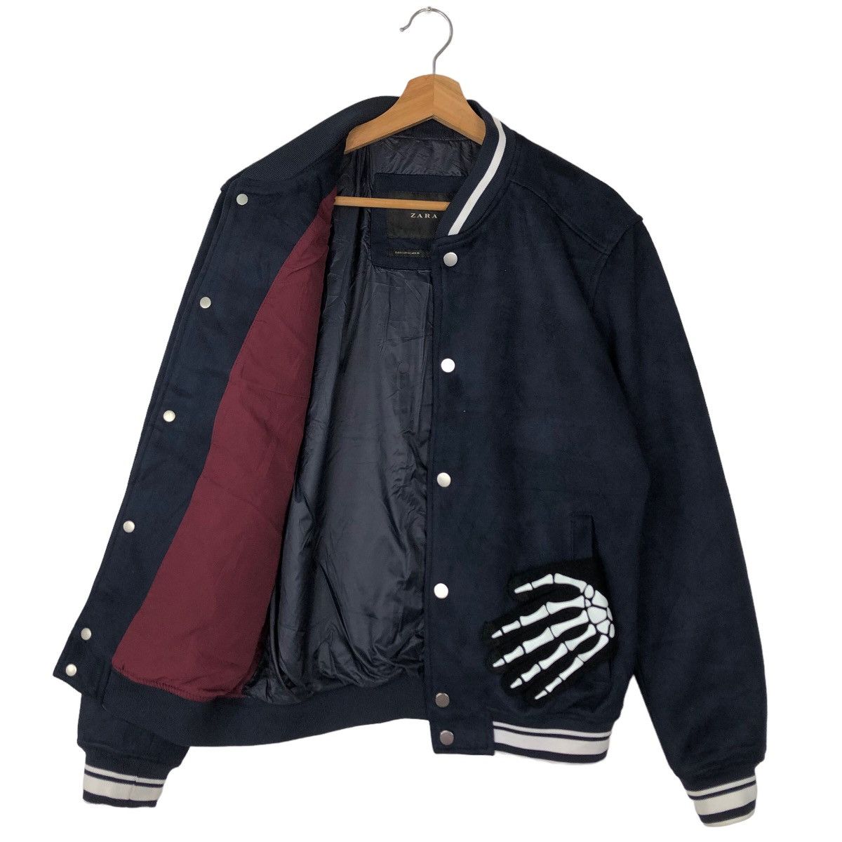 Japanese Brand VINTAGE SUEDE BOMBER JACKET ZARA JAPAN MADE ISSEY MIYAKE Size US S / EU 44-46 / 1 - 8 Thumbnail